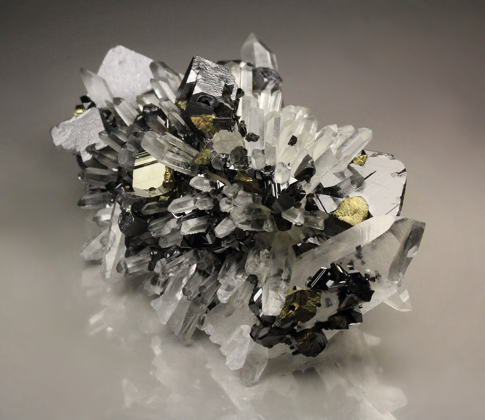 GALENA, CHALCOPYRITE, SPHALERITE, PYRITE, QUARTZ