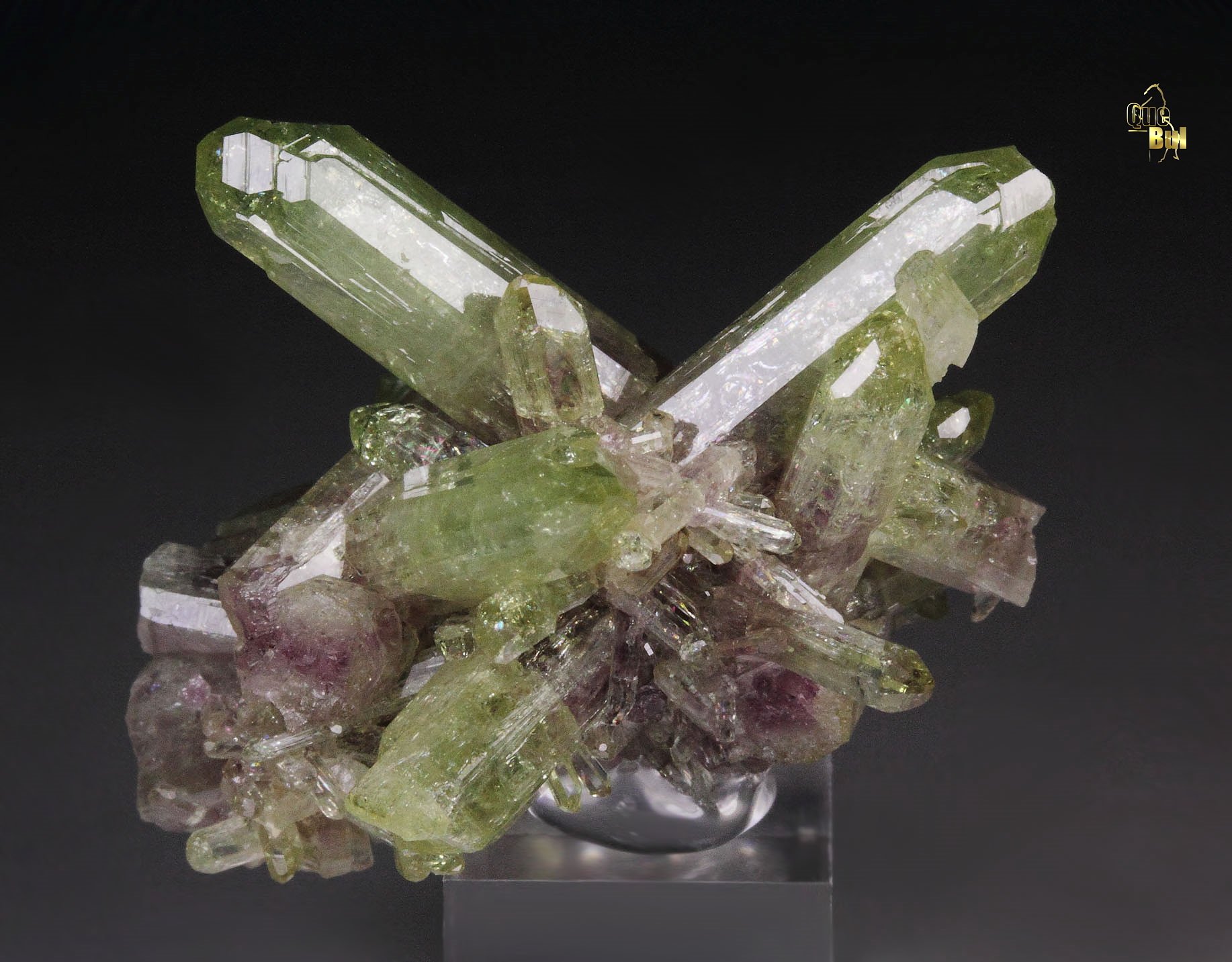 gem VESUVIANITE bi-color