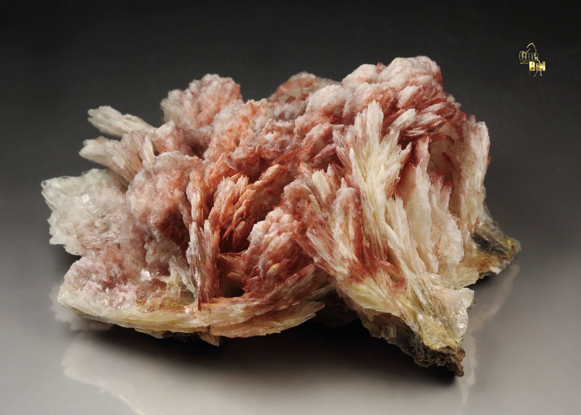 BARYTE with REALGAR inclusions