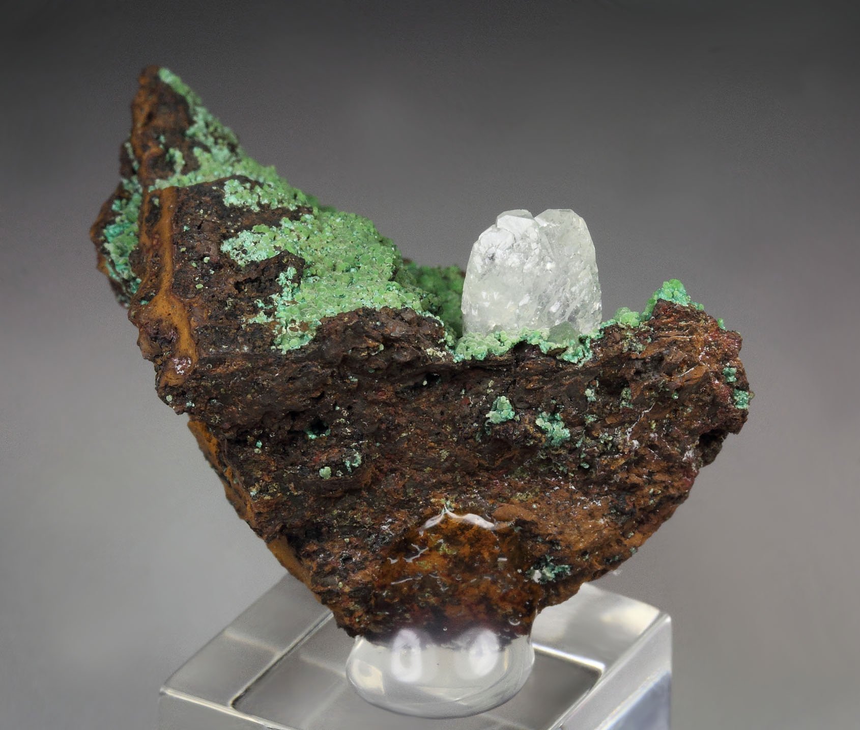 CONICHALCITE, CALCITE