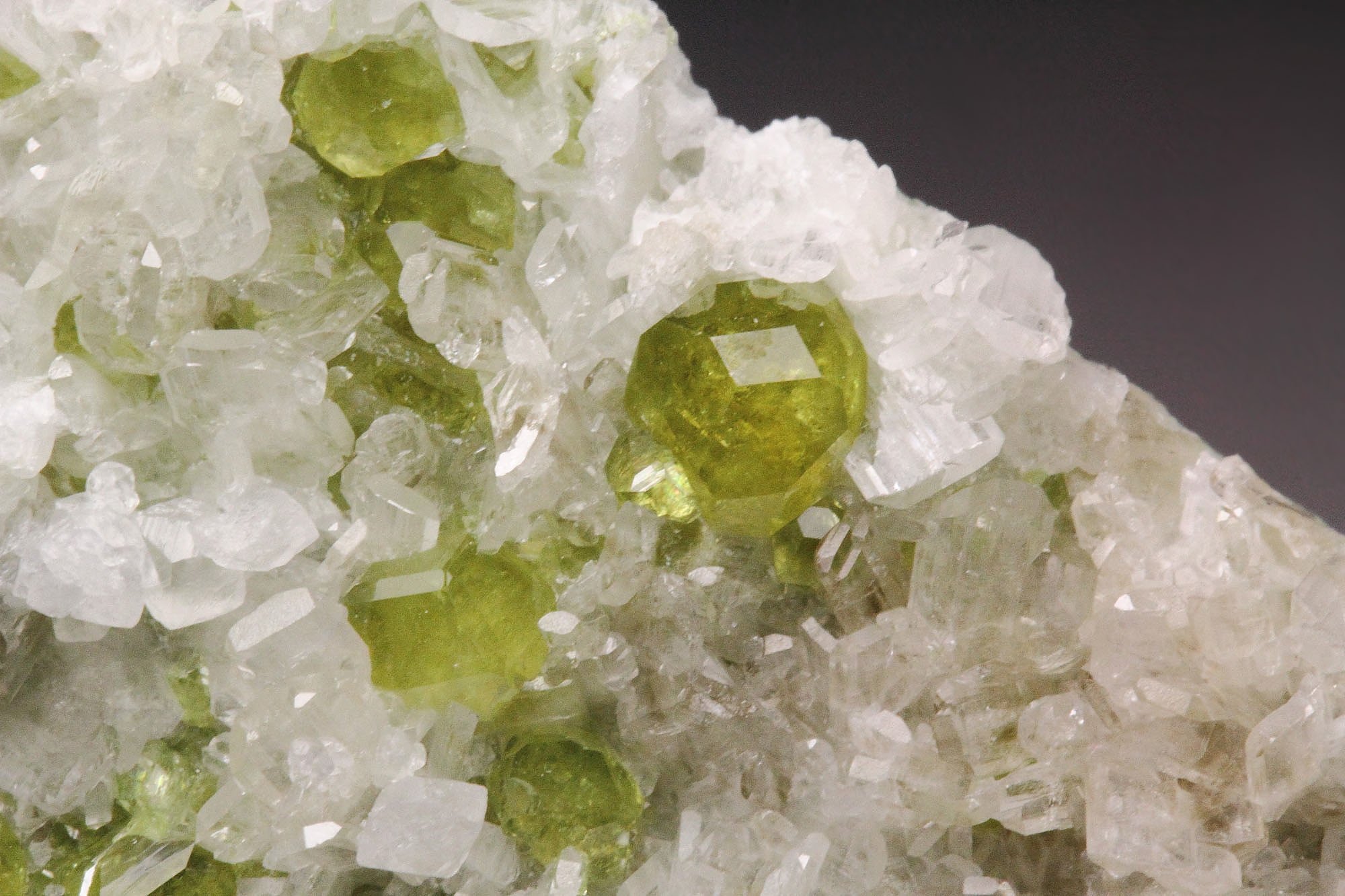 gem GARNET var. ANDRADITE, DIOPSIDE