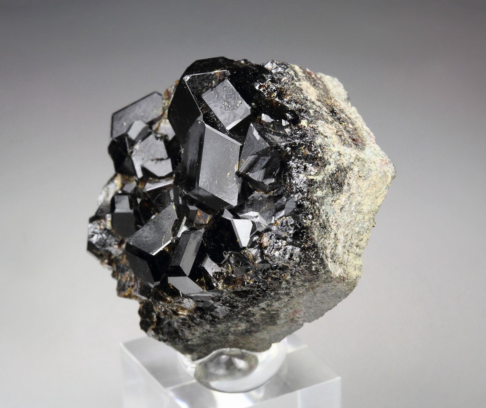 GARNET var. ANDRADITE var. MELANITE