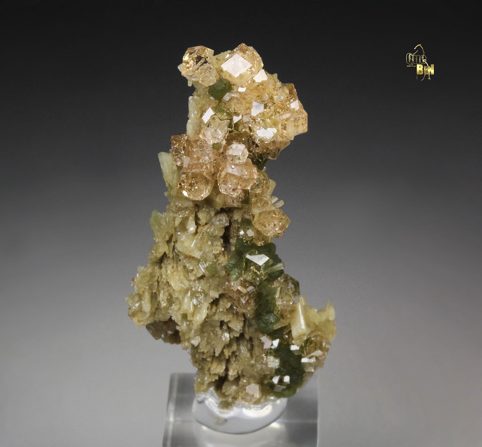 gem GARNET var. GROSSULAR, CLINOCHLORE, DIOPSIDE