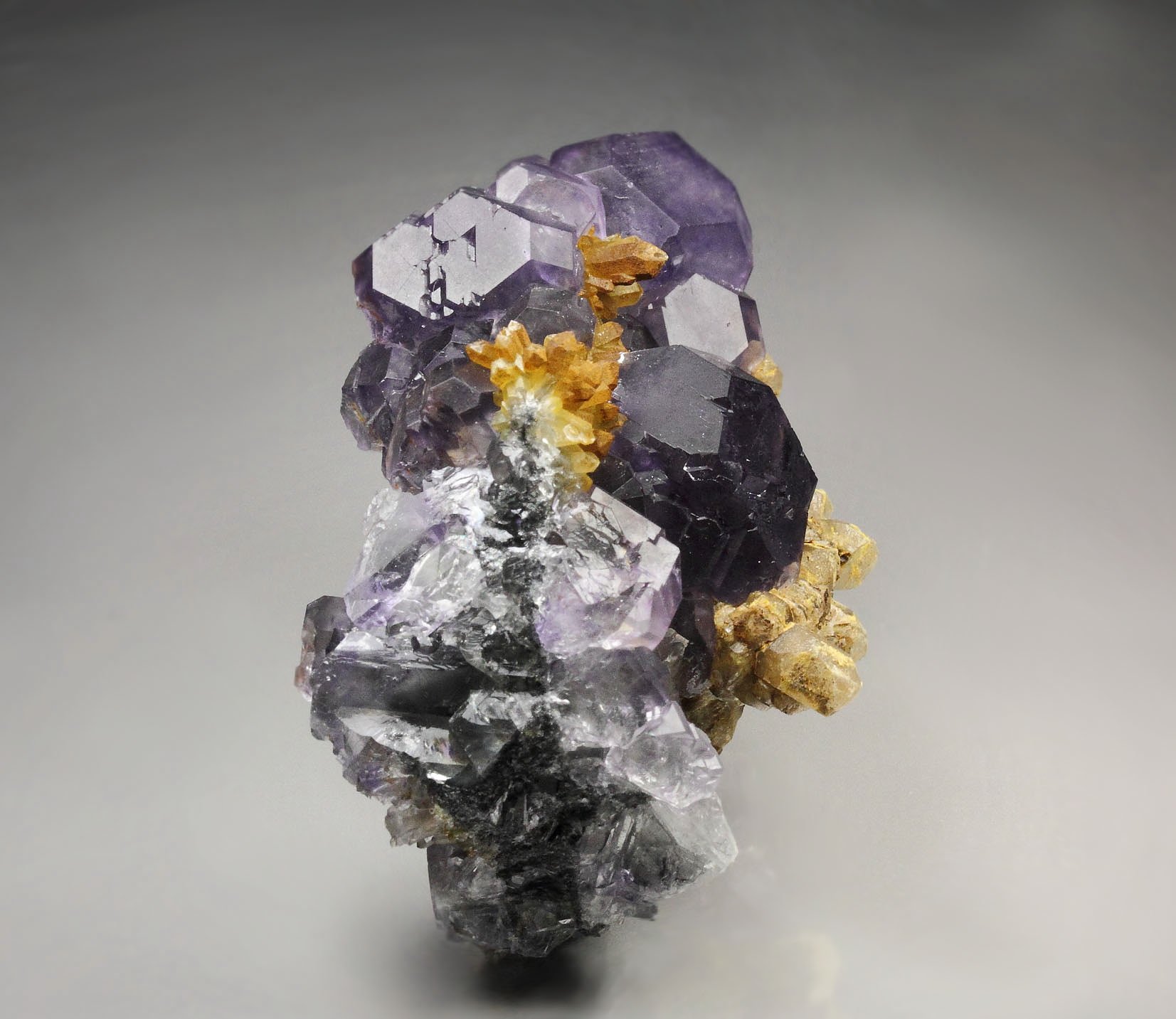 FLUORITE, QUARTZ