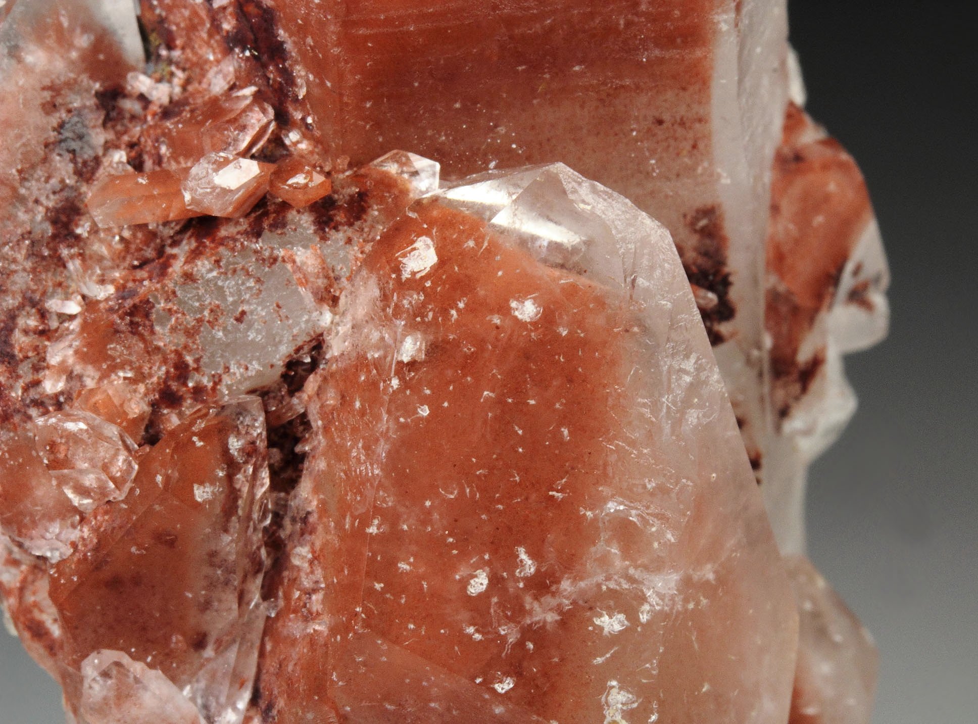 QUARTZ with HEMATITE inclusions