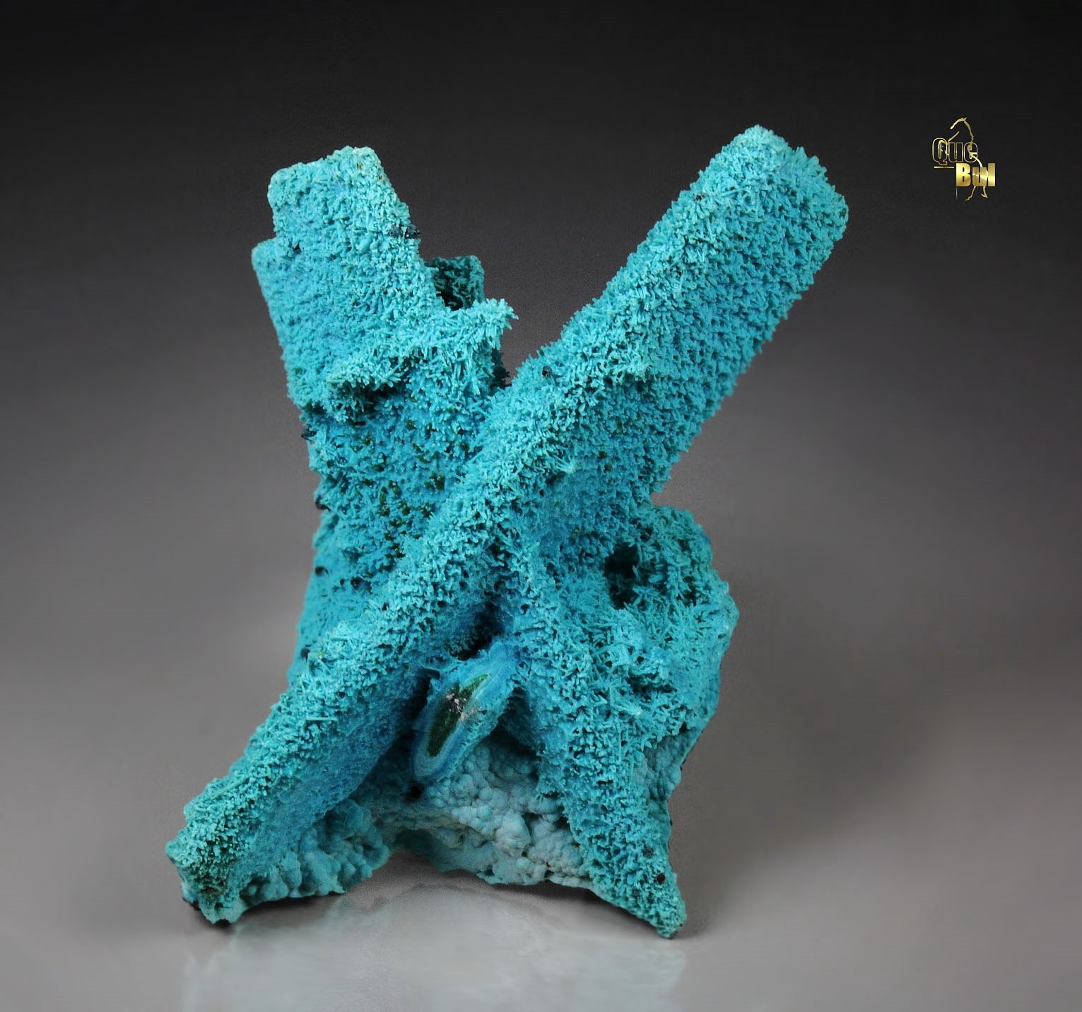 CHRYSOCOLLA pseudomorph after AZURITE