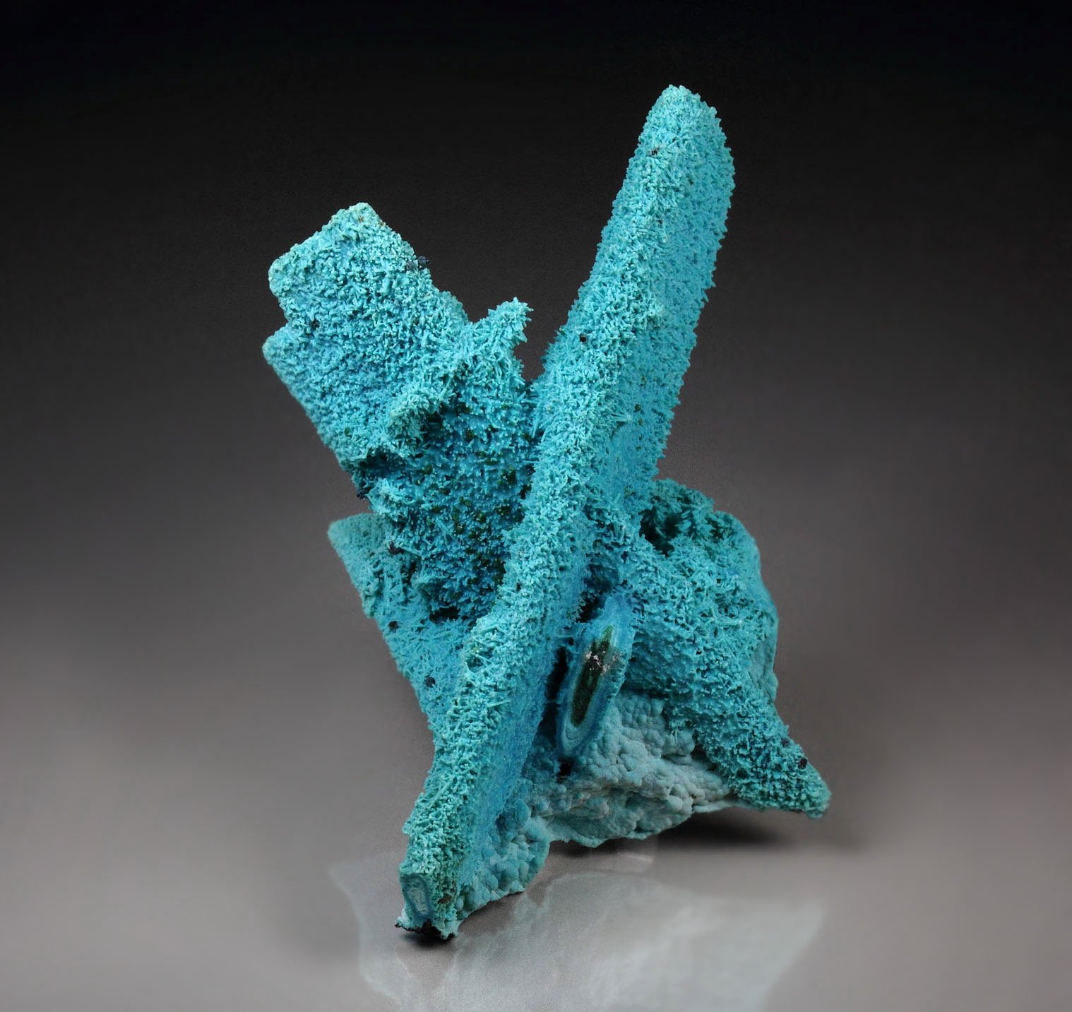 CHRYSOCOLLA pseudomorph after AZURITE