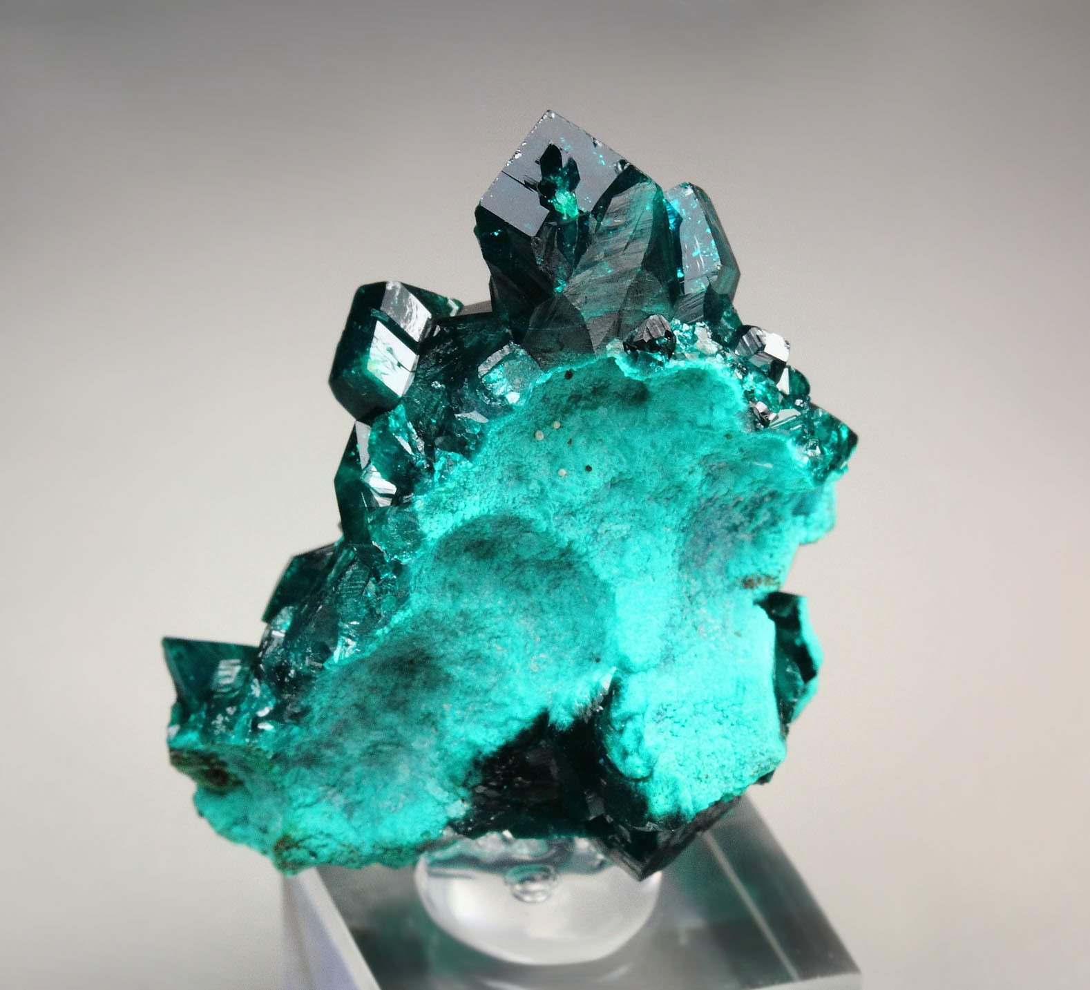 gem DIOPTASE bi-terminated