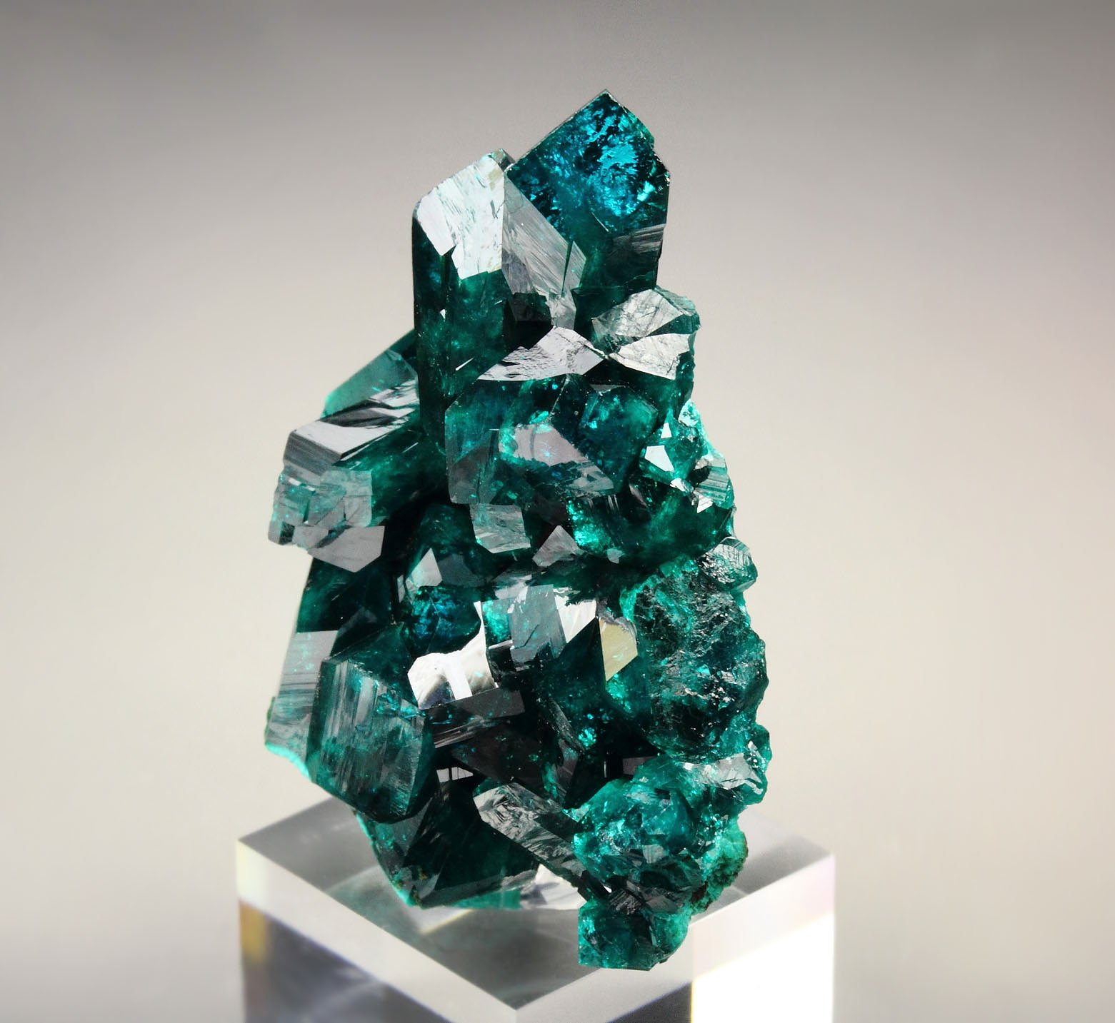 gem DIOPTASE bi-terminated