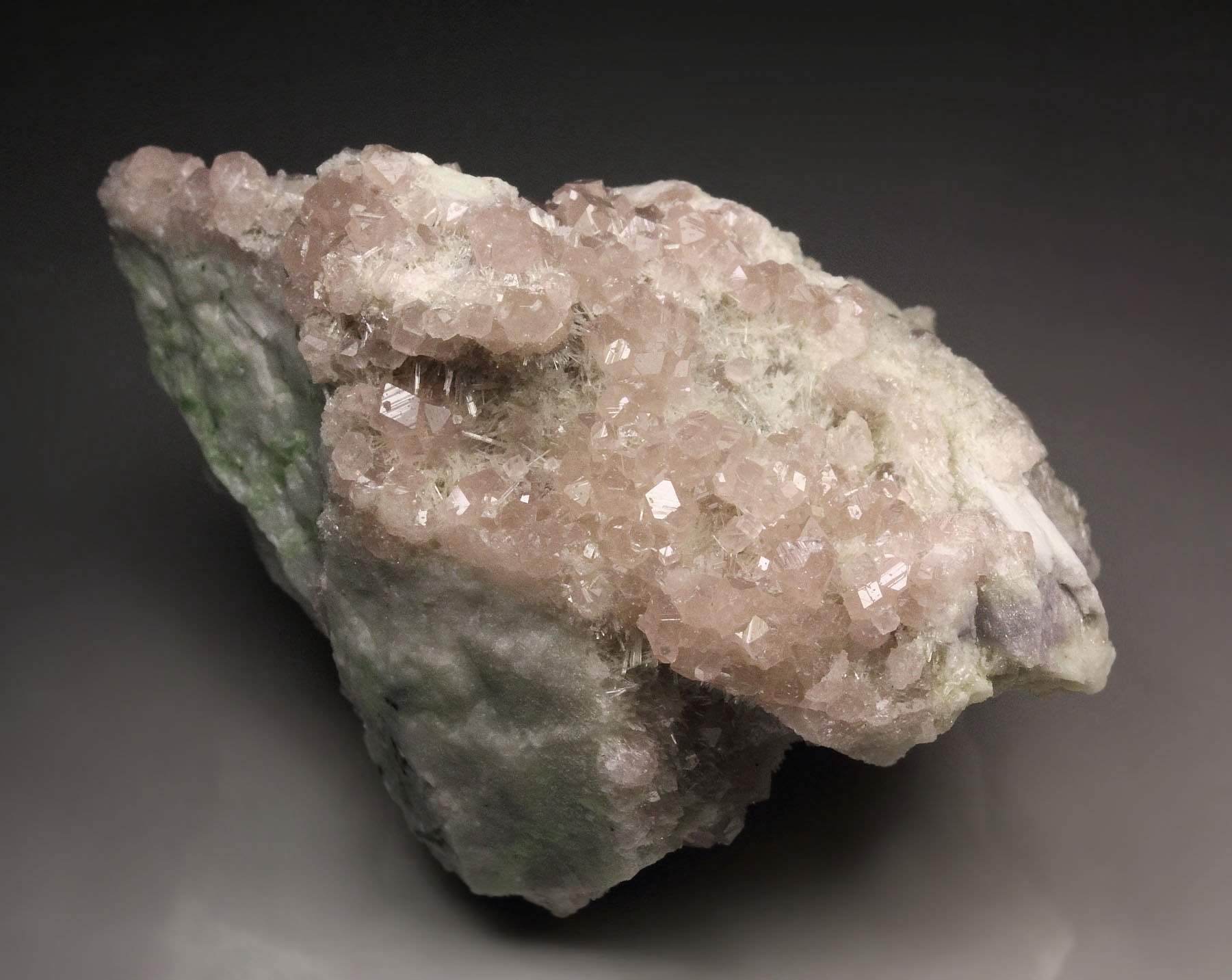 gem pink GARNET var. GROSSULAR, DIOPSIDE