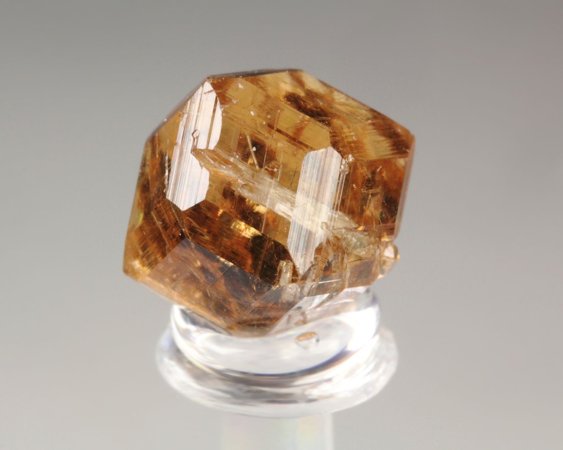 gem GARNET var. GROSSULAR with DIOPSIDE inclusions