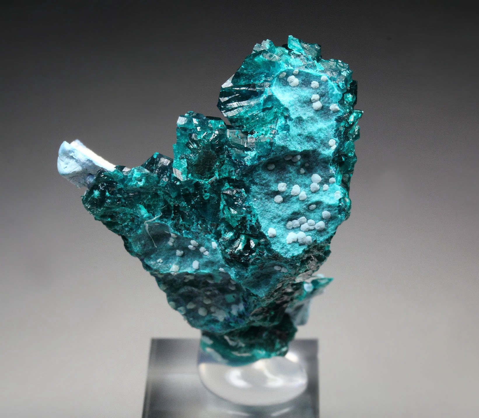 DIOPTASE, SHATTUCKITE, CALCITE