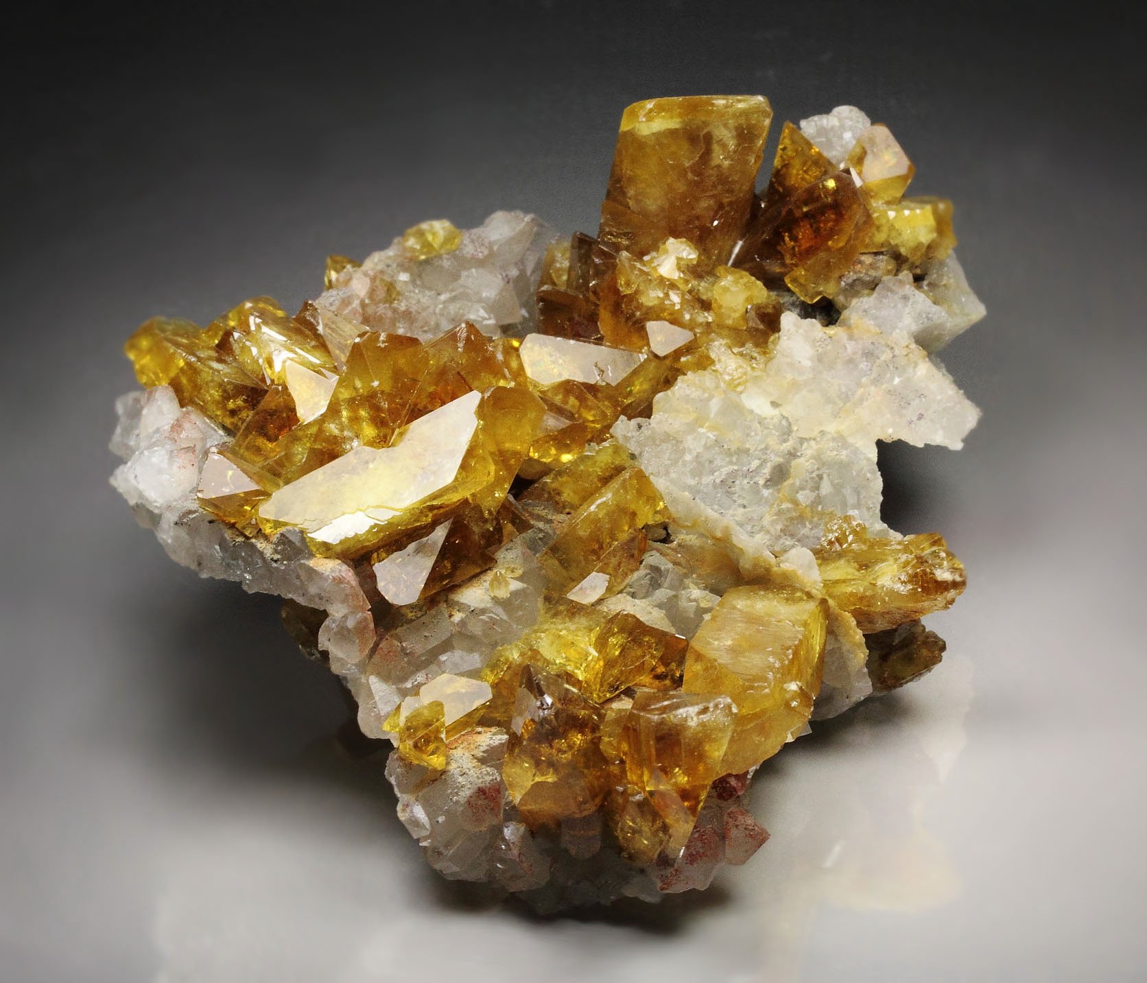 gem BARYTE bi-terminated, QUARTZ