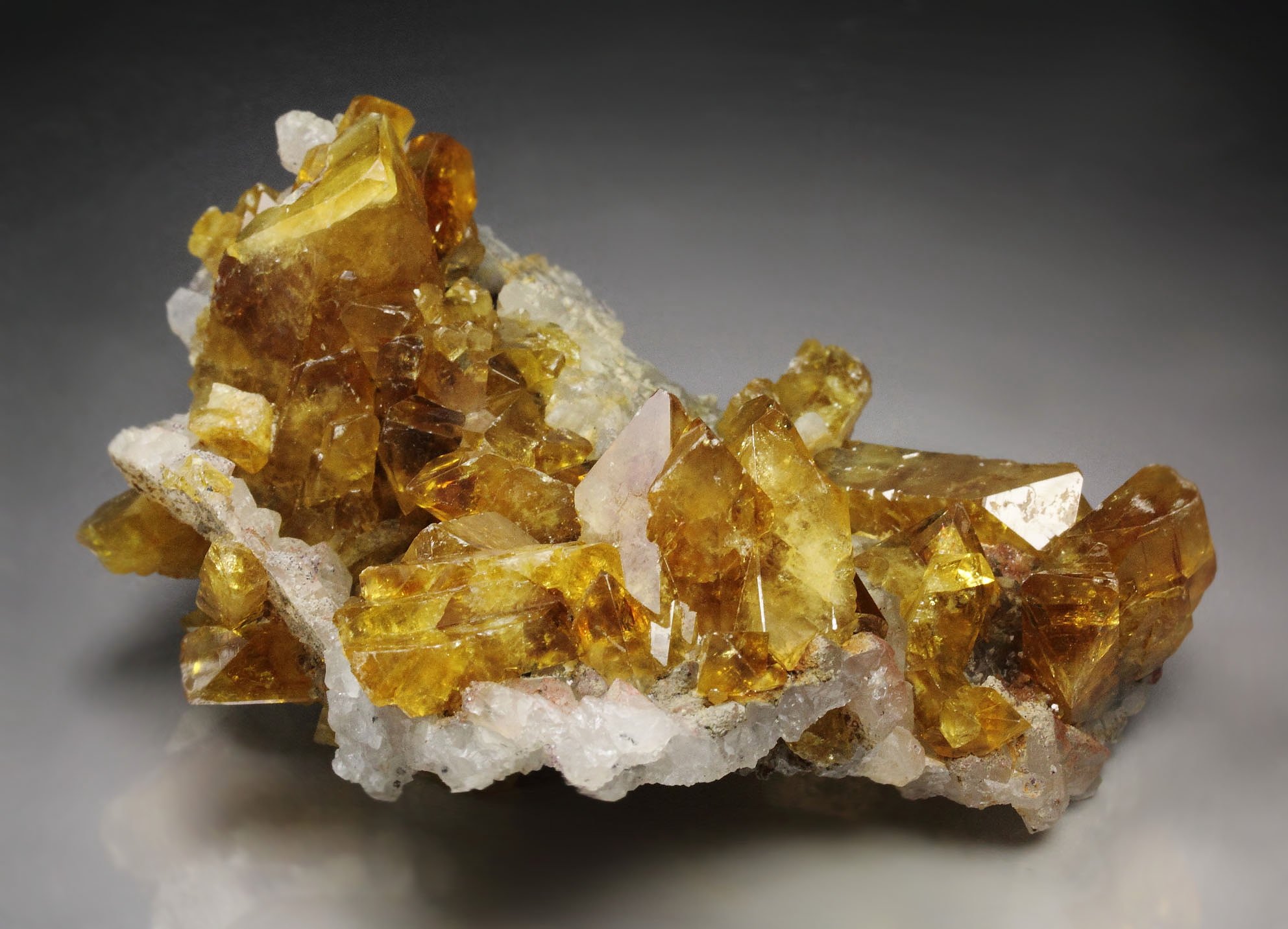 gem BARYTE bi-terminated, QUARTZ