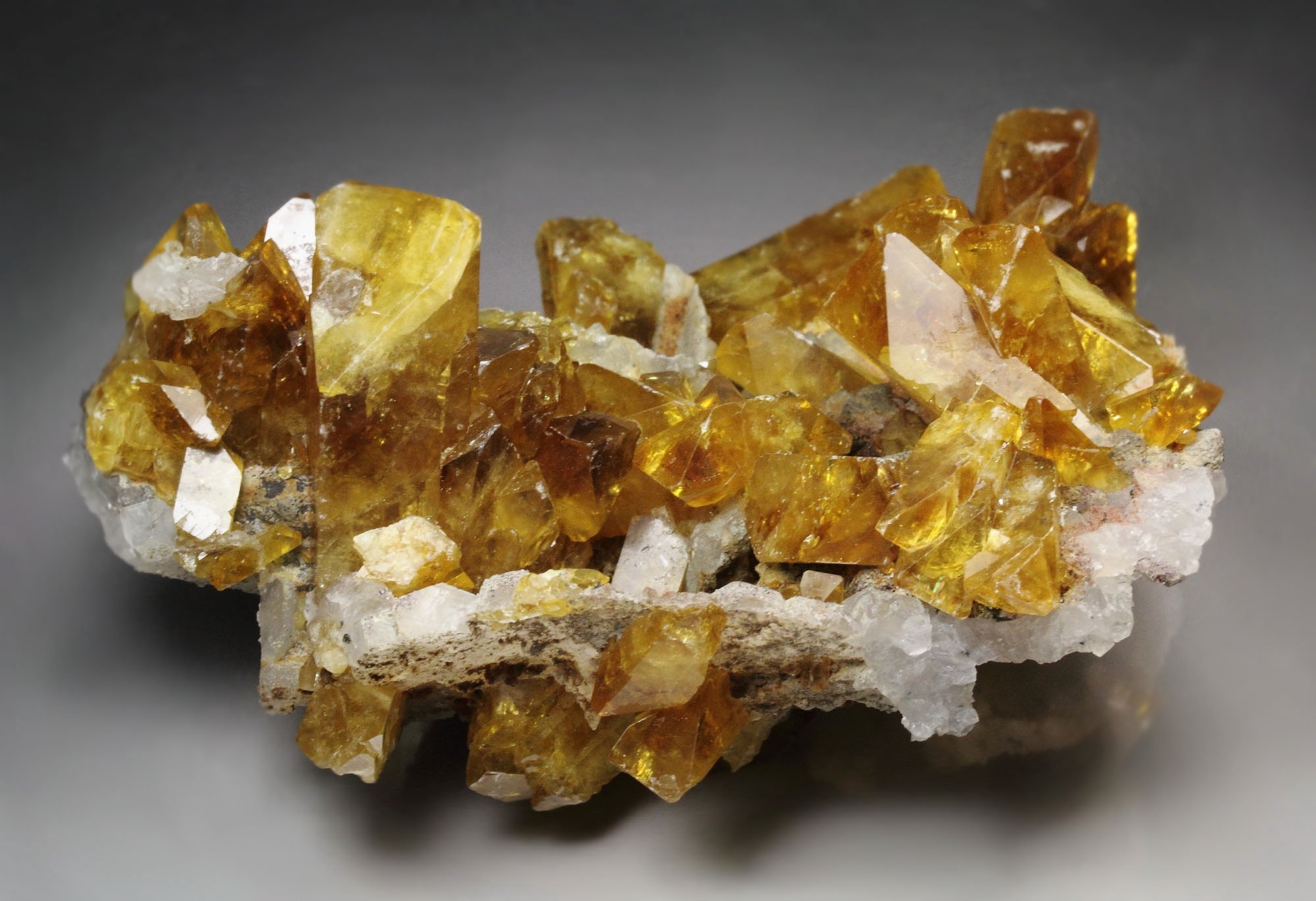 gem BARYTE bi-terminated, QUARTZ