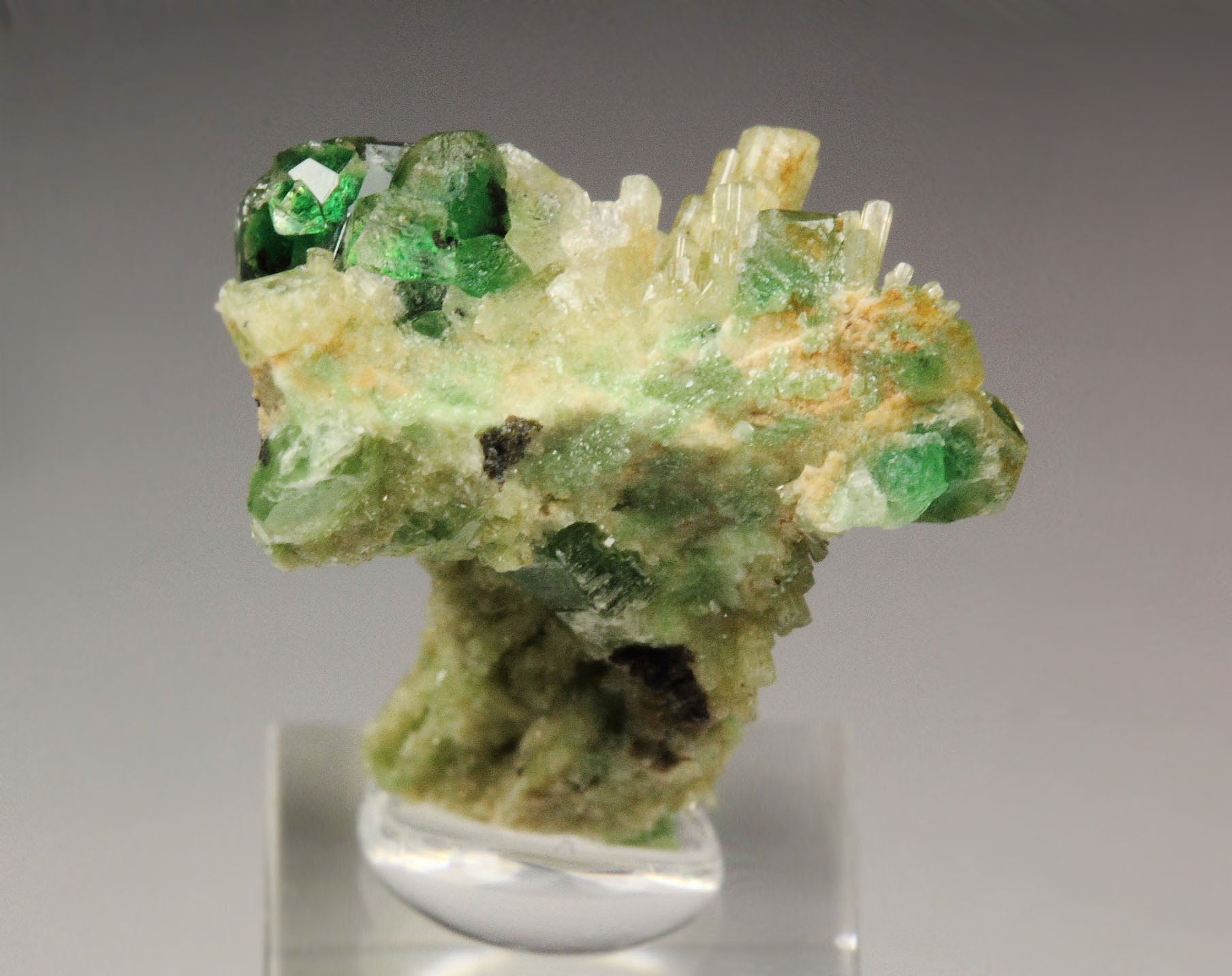 gem GARNET var. GROSSULAR var. CHROMIAN, CHROMITE, DIOPSIDE