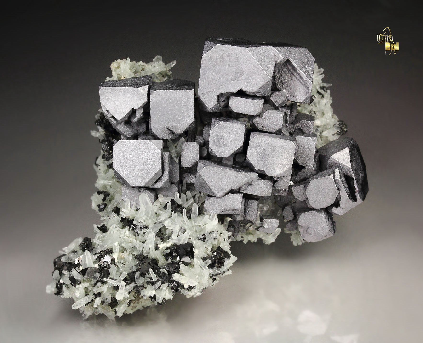 skeletal GALENA, SPHALERITE, QUARTZ, PYRITE