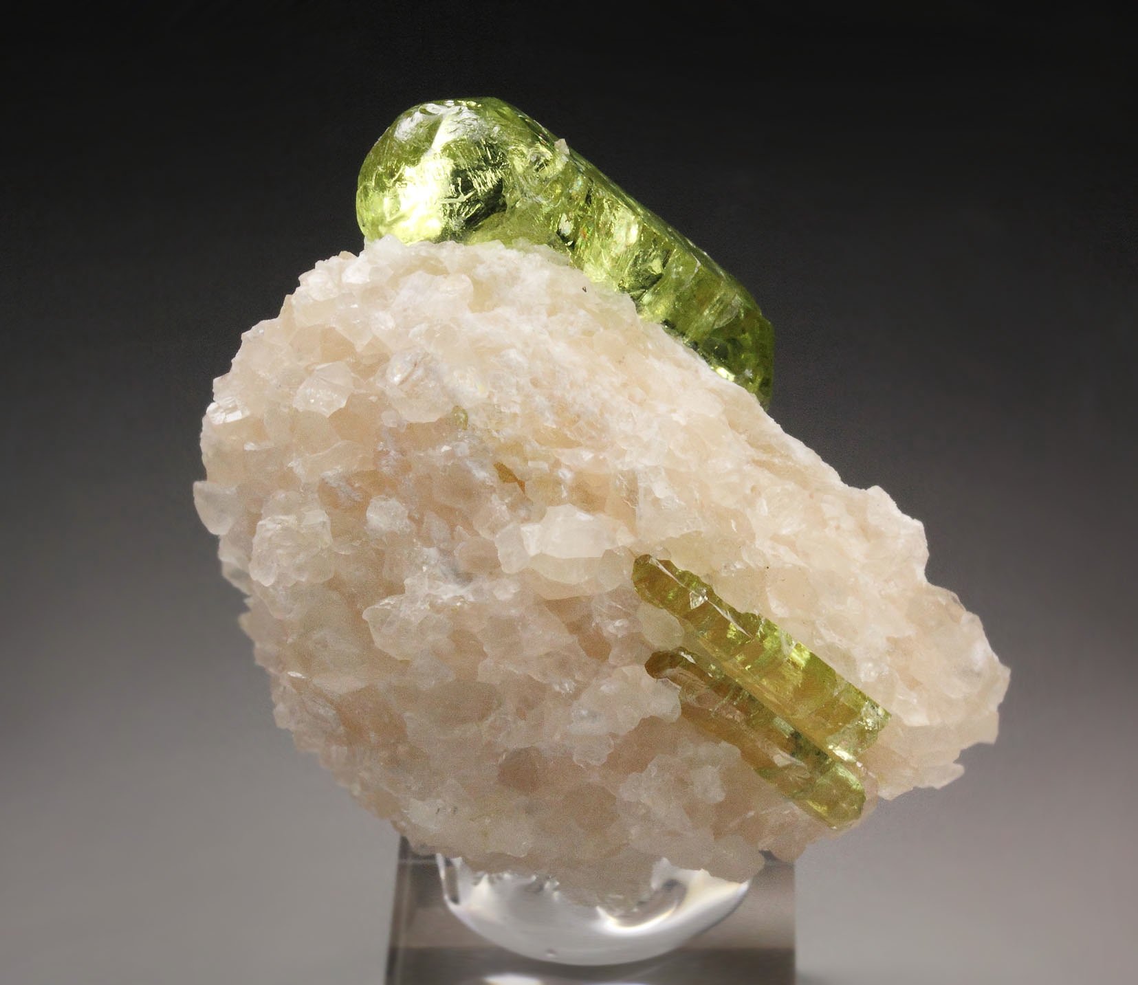 gem FLUORAPATITE bi-terminated