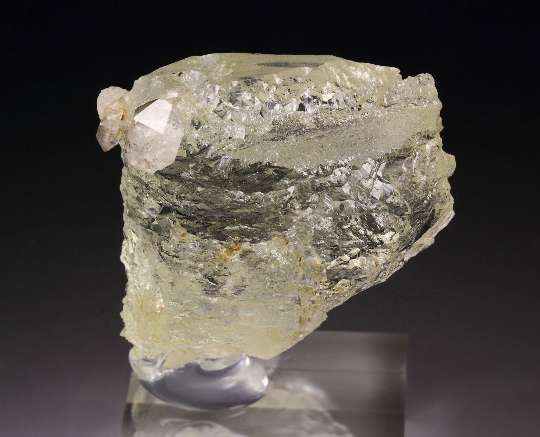 gem BERYL var. HELIODOR, QUARTZ