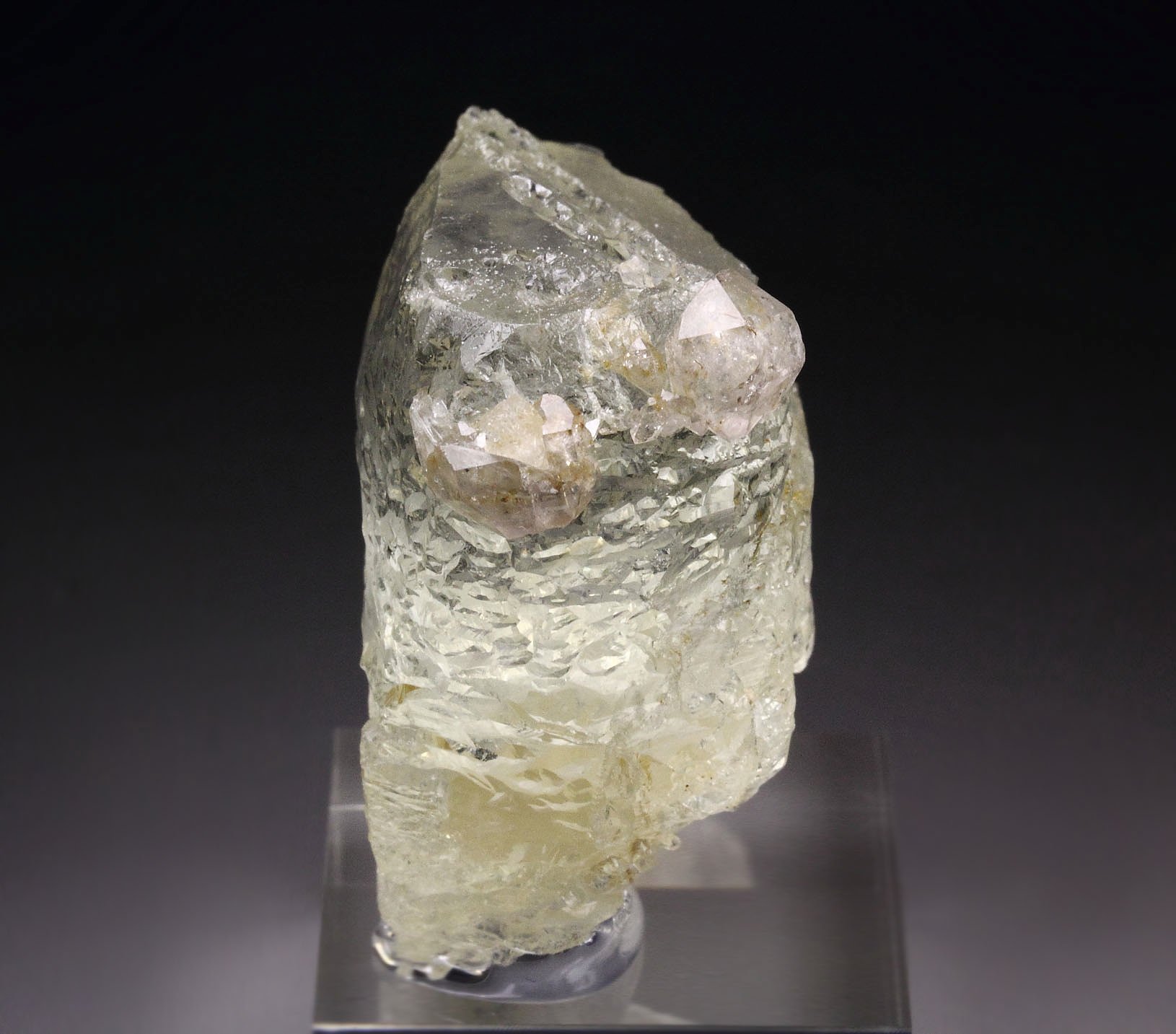gem BERYL var. HELIODOR, QUARTZ