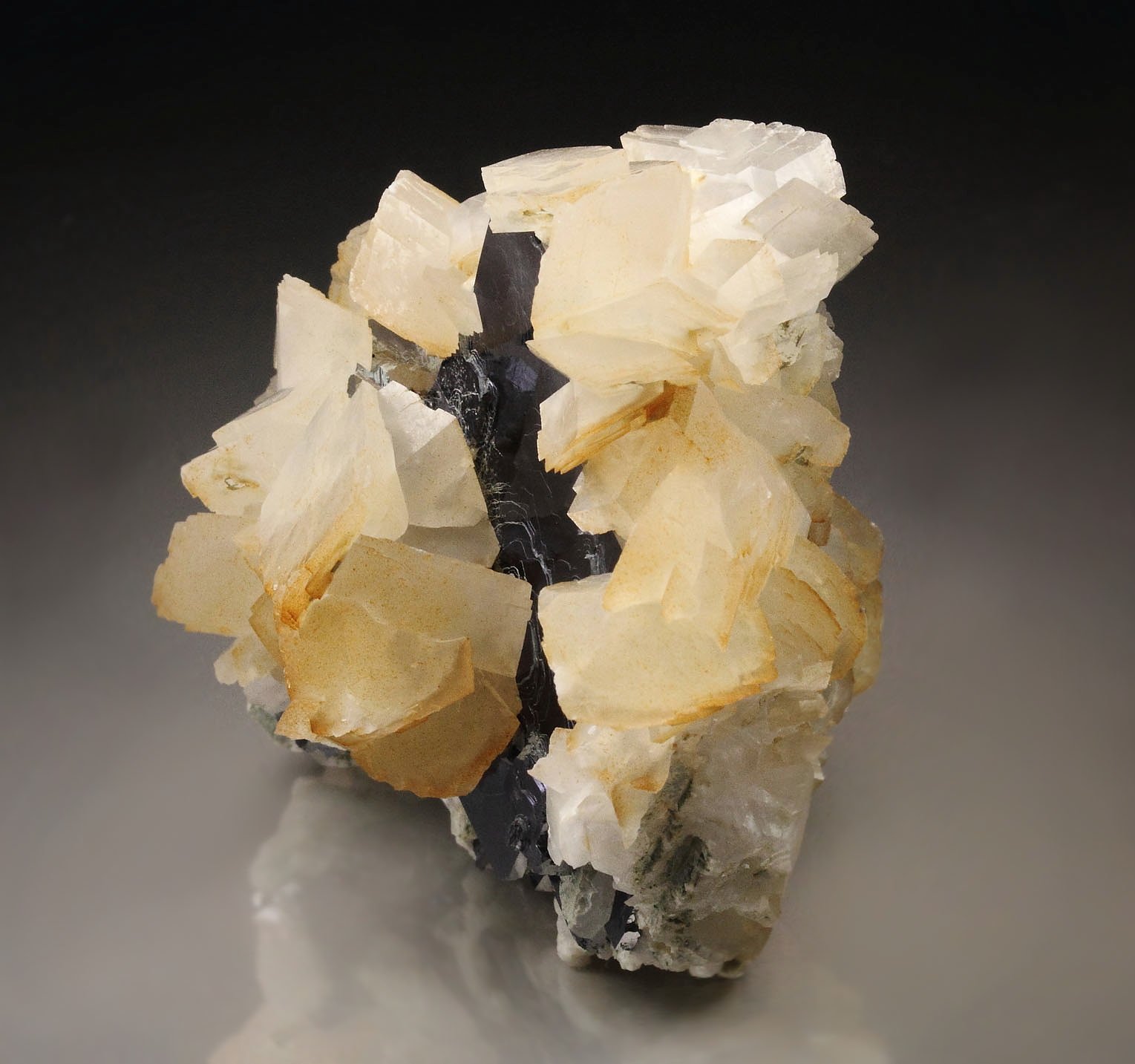 GALENA, CALCITE