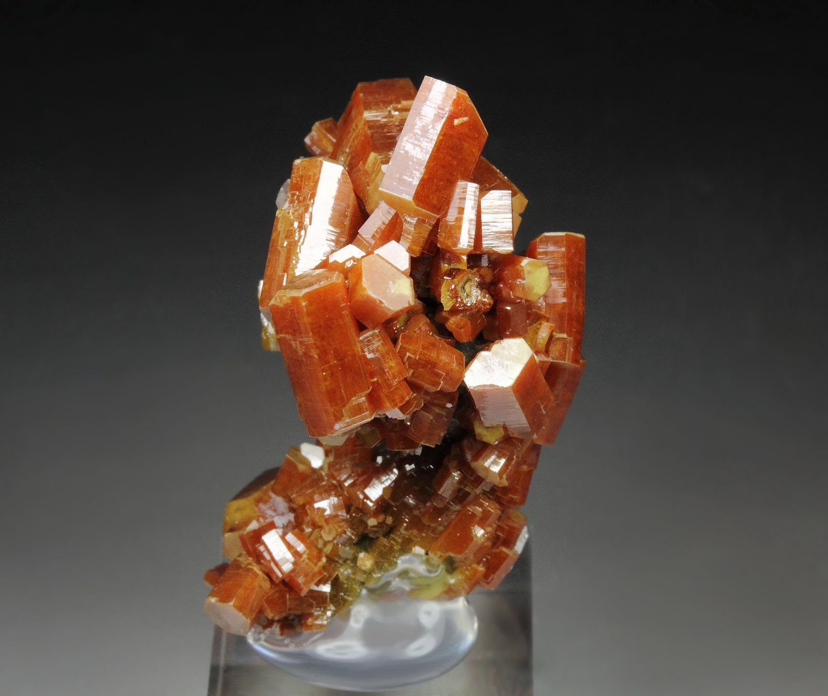 VANADINITE, CALCITE