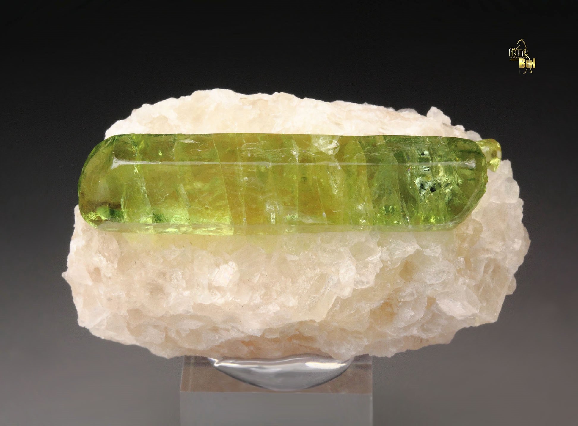 gem FLUORAPATITE bi-terminated