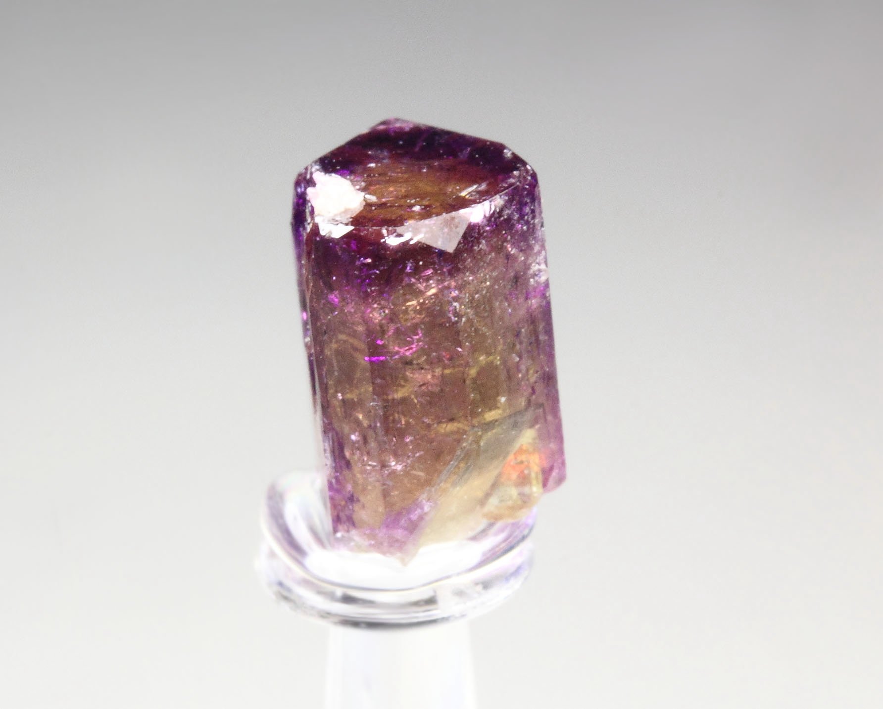 gem VESUVIANITE with RASPBERRY CAP