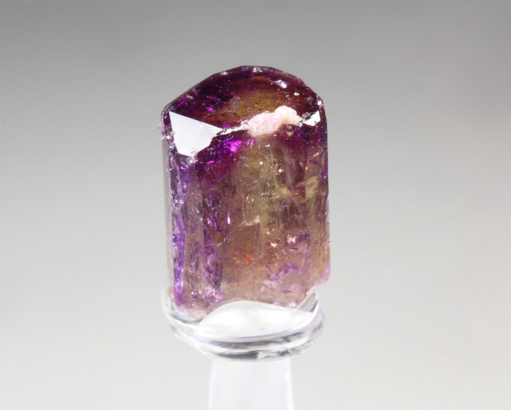 gem VESUVIANITE with RASPBERRY CAP