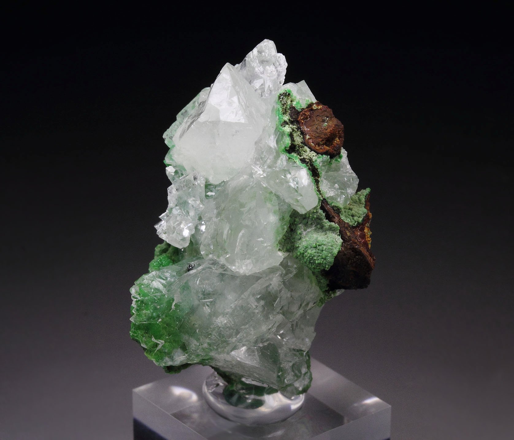 CALCITE, CONICHALCITE 