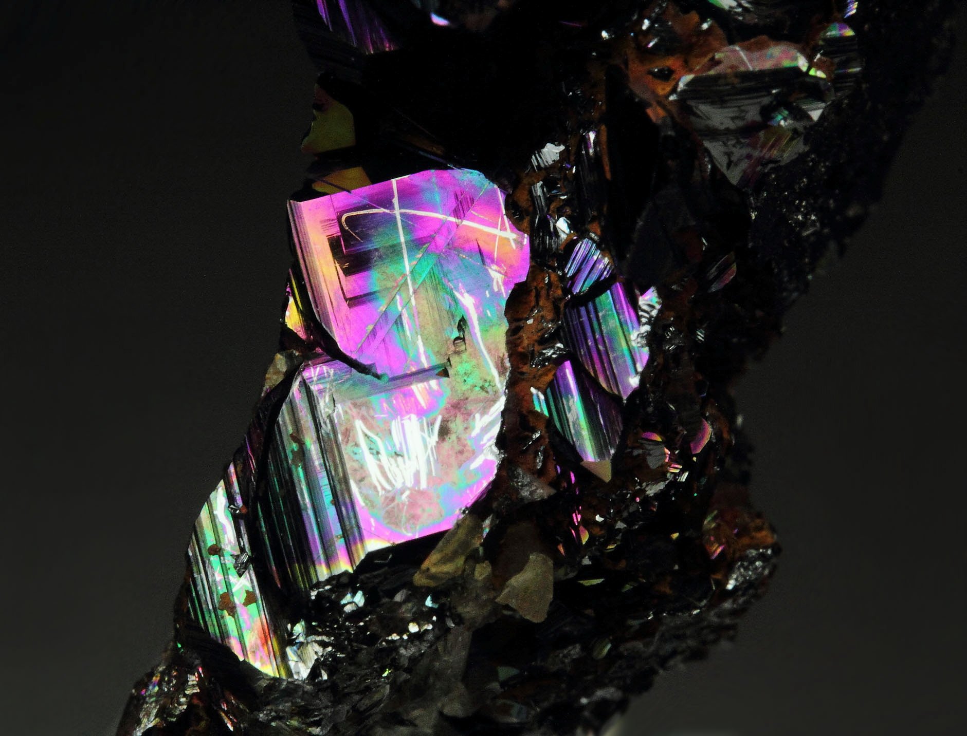 iridescent HEMATITE