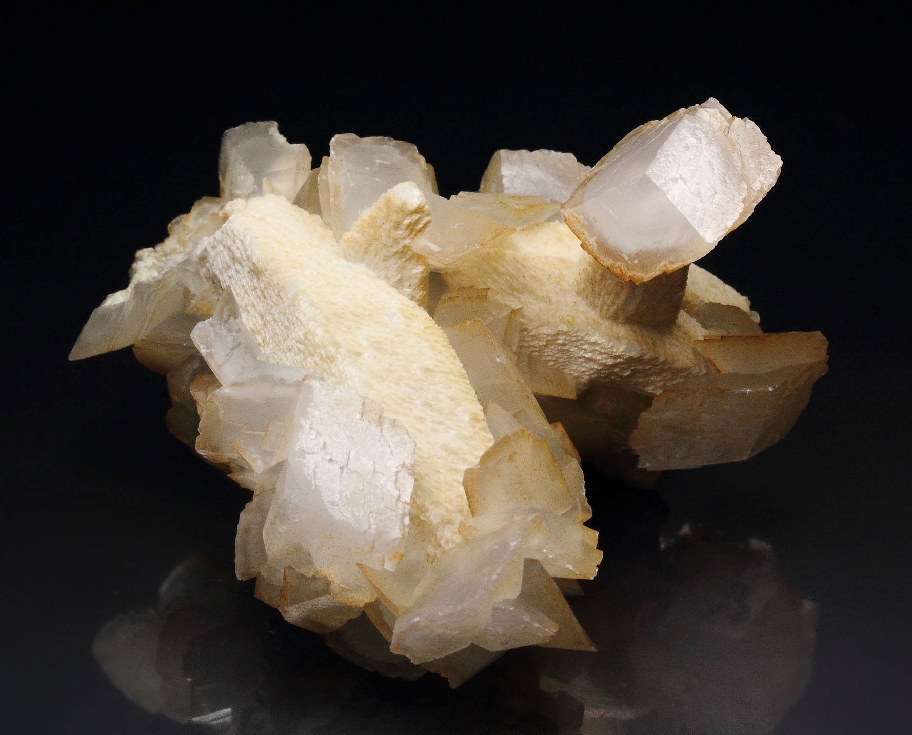 two generations CALCITE epimorph, GALENA 