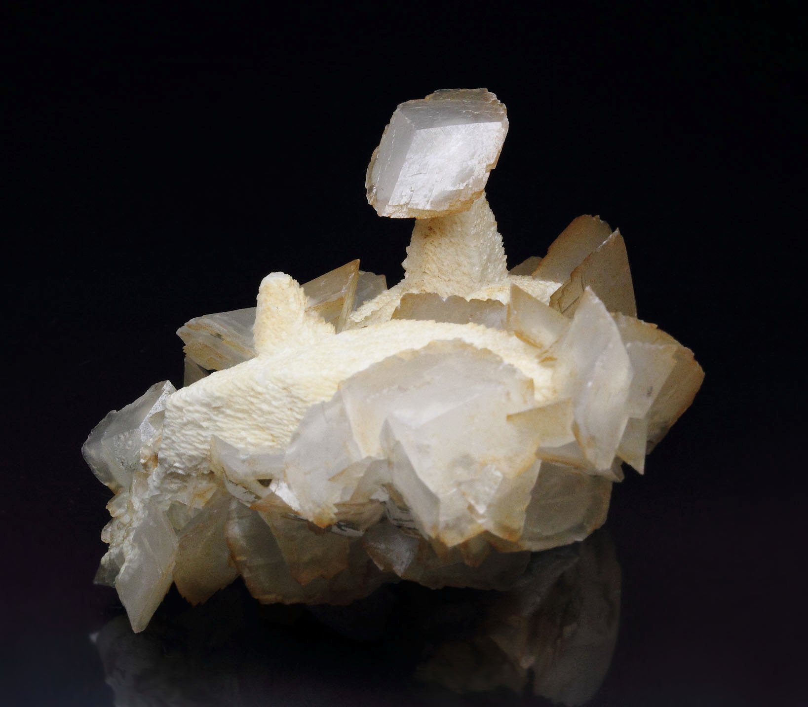 two generations CALCITE epimorph, GALENA 