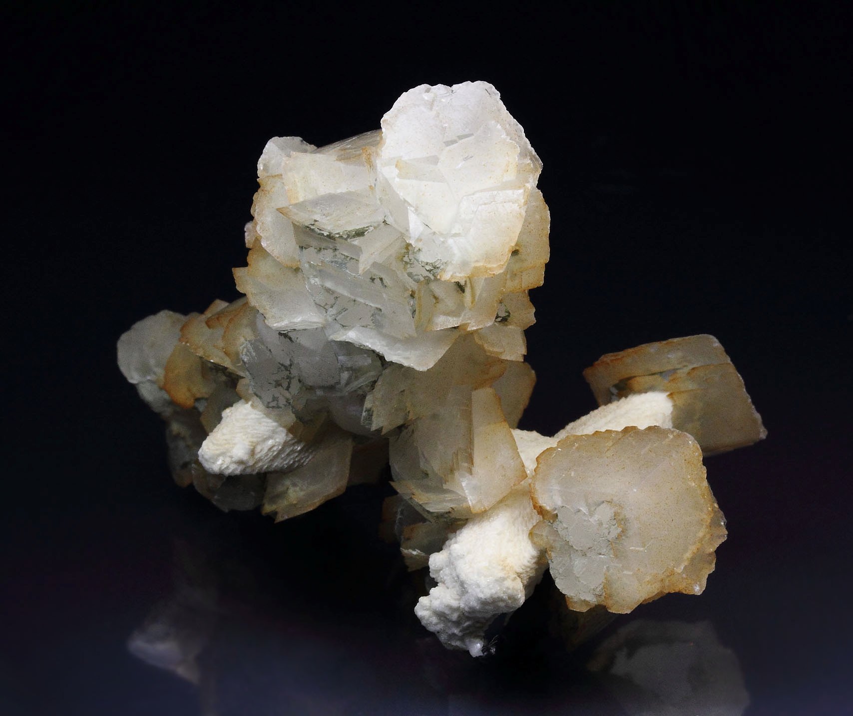 two generations CALCITE epimorph, GALENA 