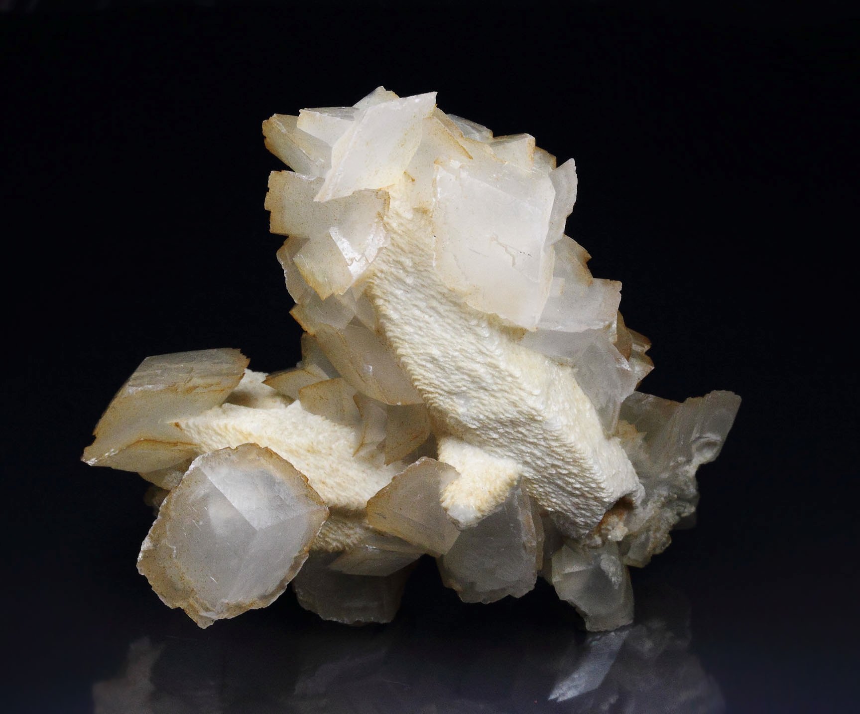 two generations CALCITE epimorph, GALENA 