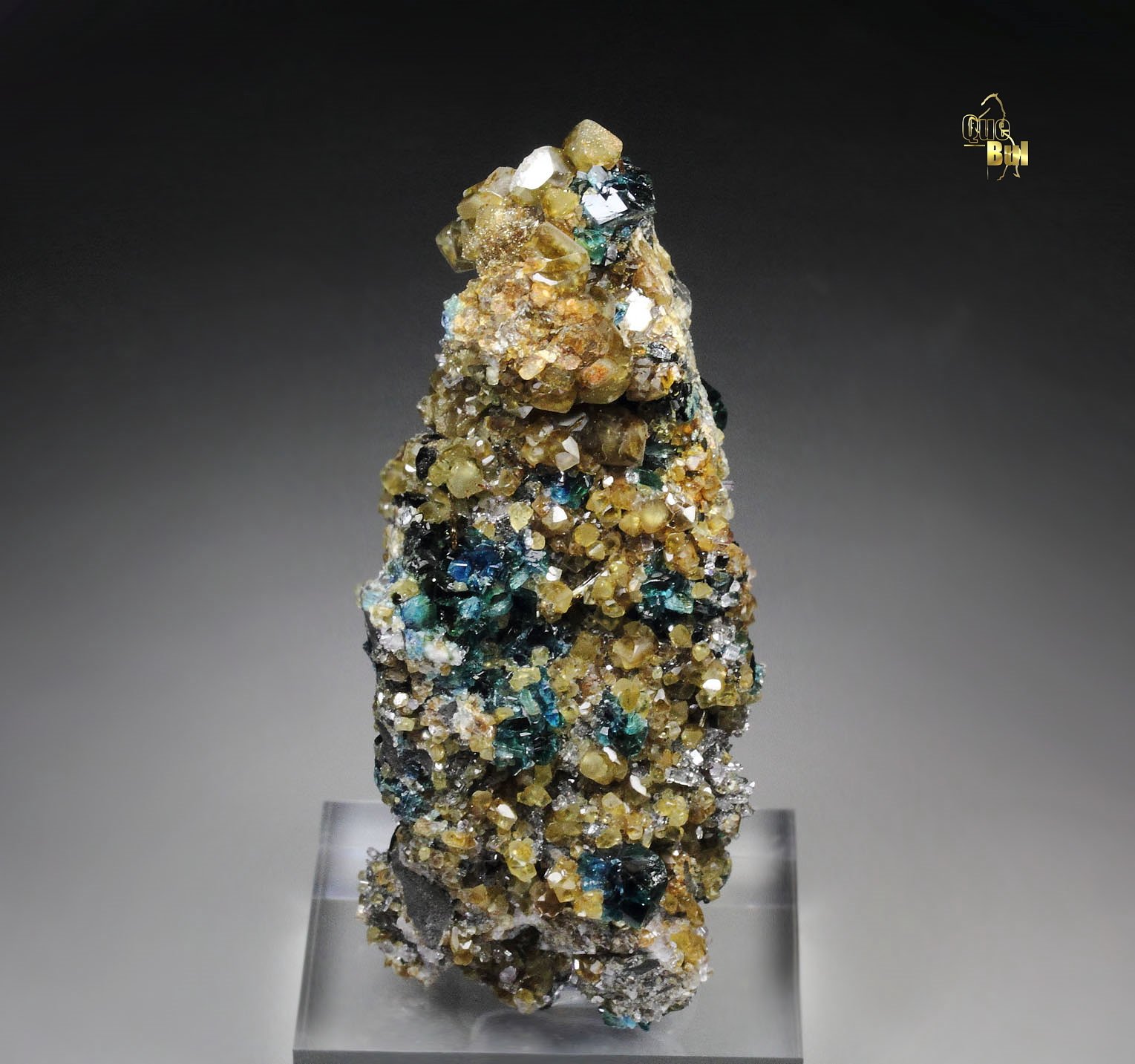 gemmy LAZULITE, SIDERITE