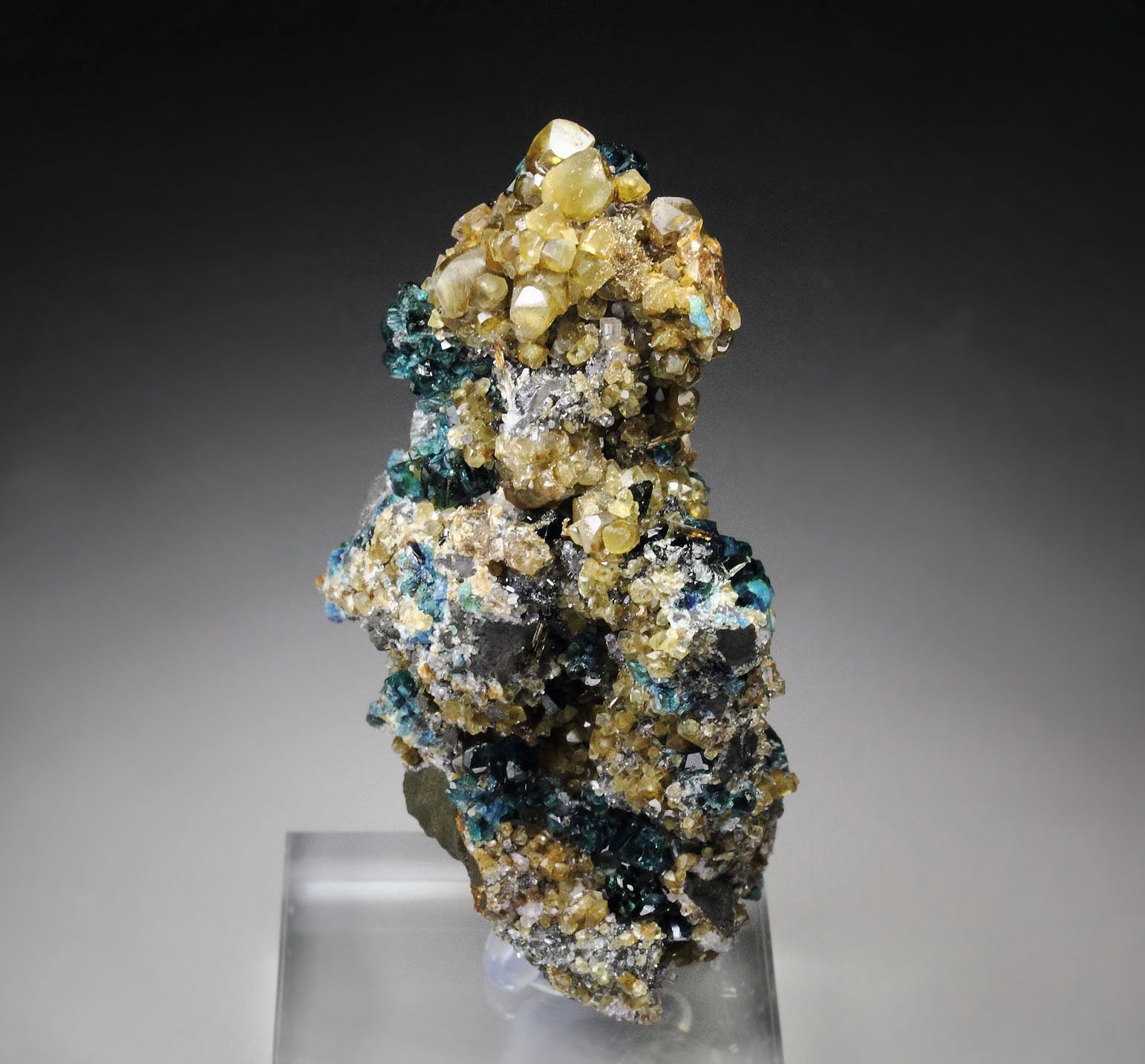 gemmy LAZULITE, SIDERITE