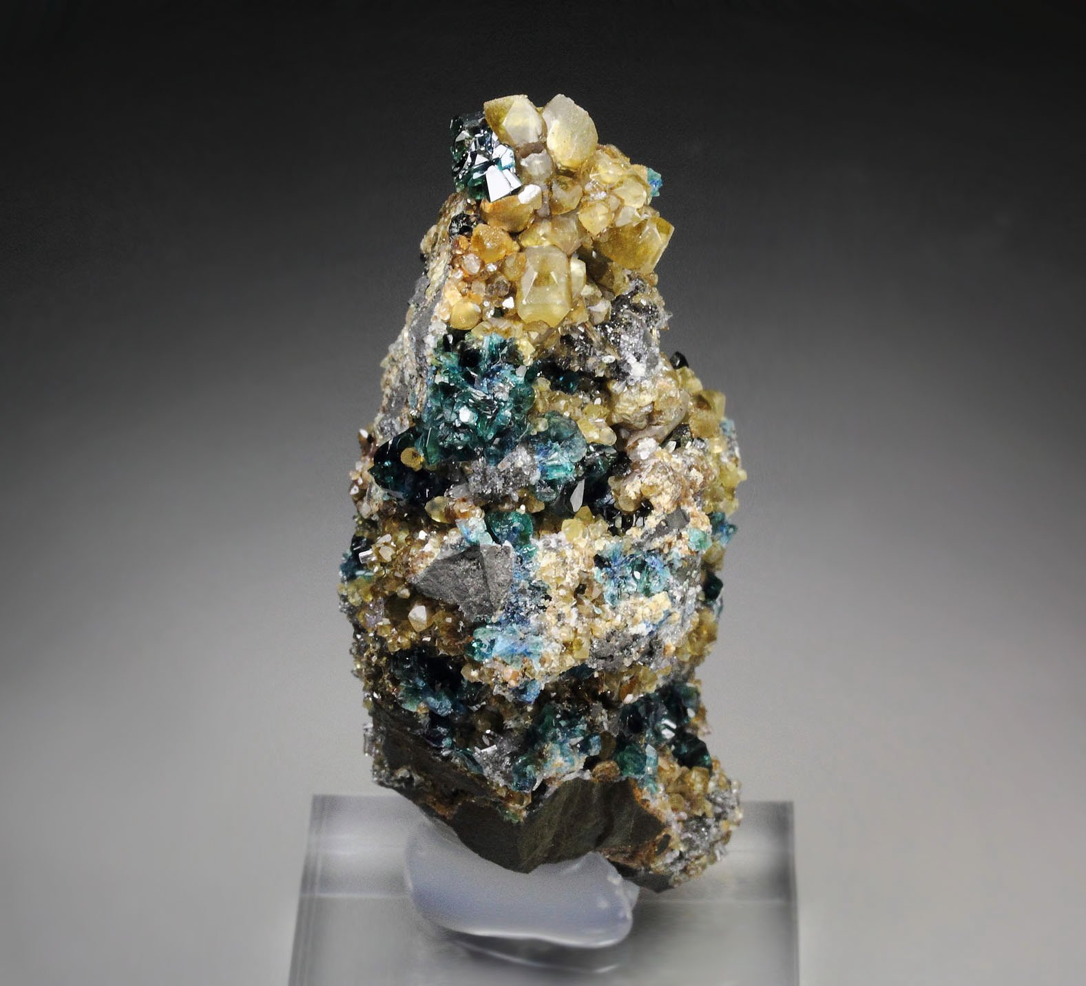 gemmy LAZULITE, SIDERITE