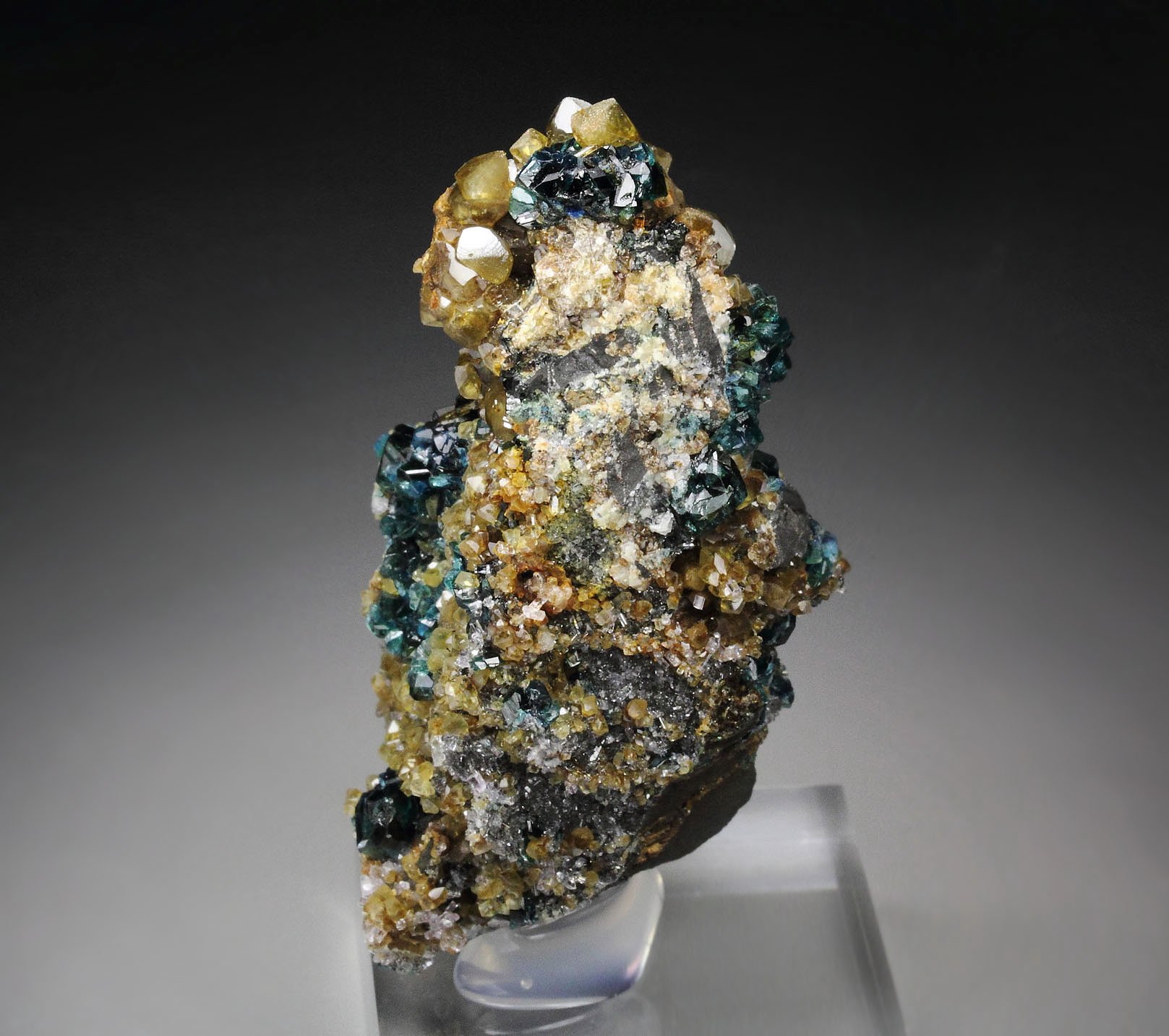 gemmy LAZULITE, SIDERITE