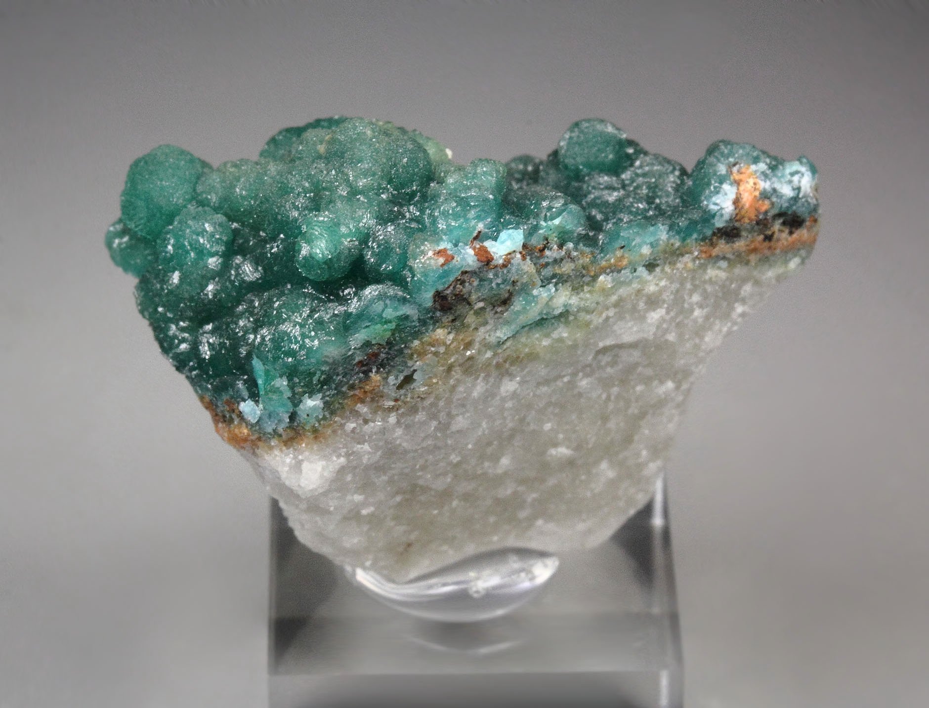 new find - ADAMITE var. CUPRIAN ADAMITE