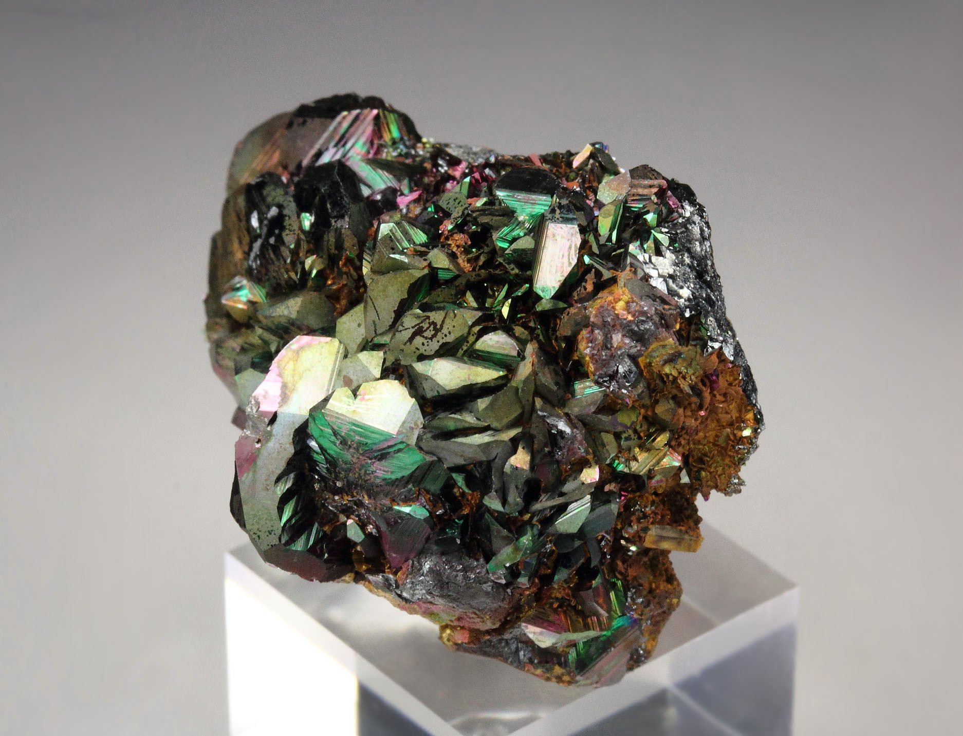 iridescent HEMATITE