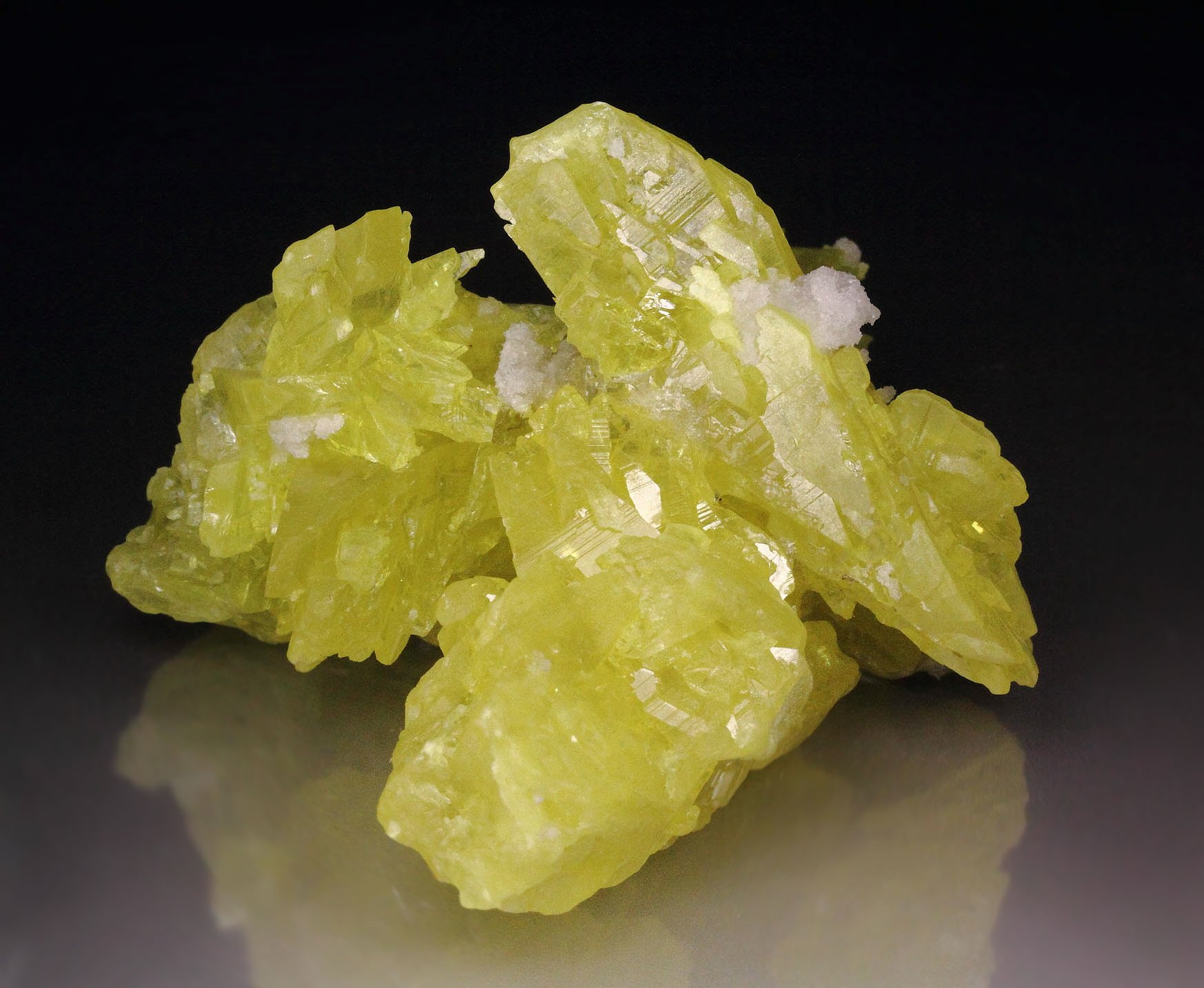 SULPHUR, ARAGONITE