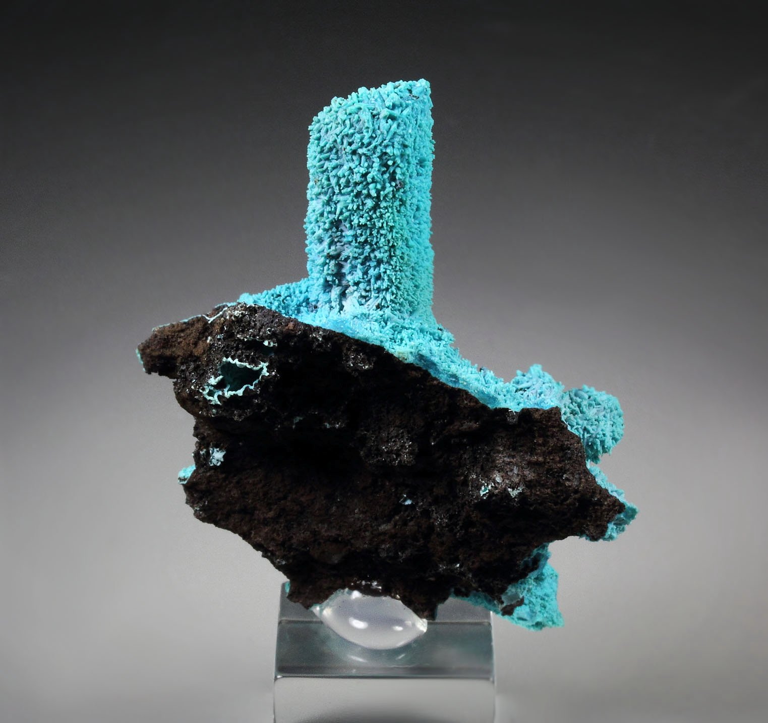 CHRYSOCOLLA pseudomorph after AZURITE