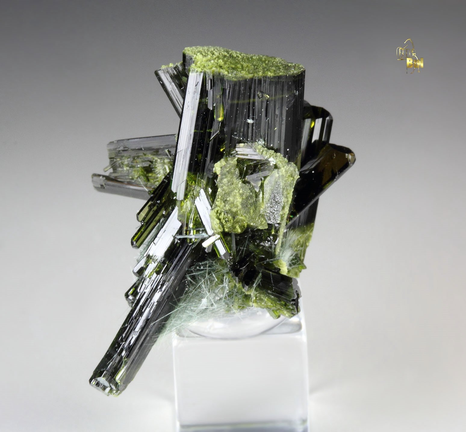 EPIDOTE, AMPHIBOLE GROUP var. BYSSOLITE