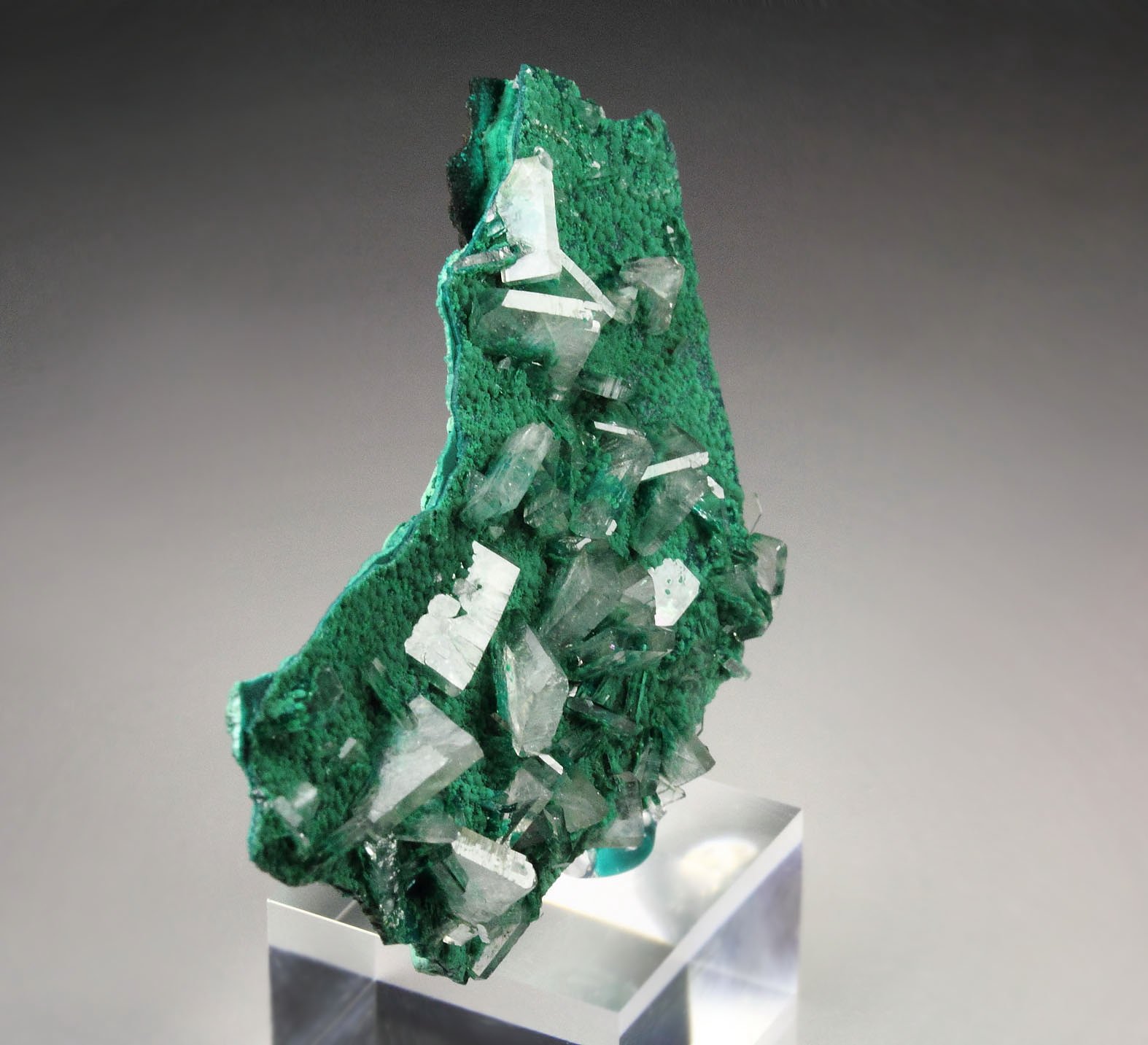 BARYTE, MALACHITE