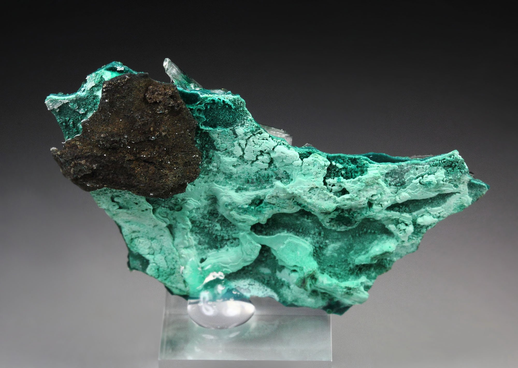 BARYTE, MALACHITE