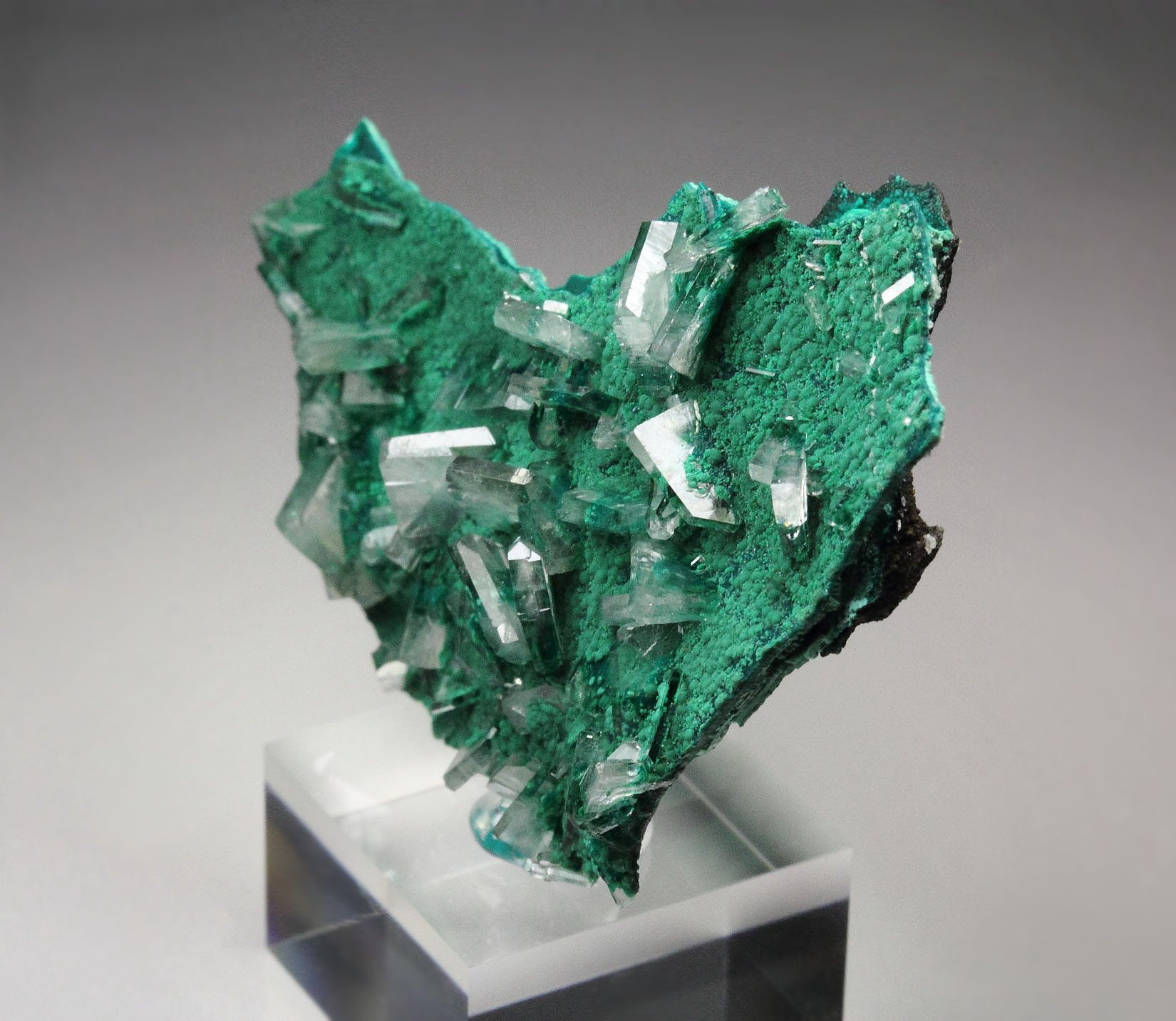 BARYTE, MALACHITE