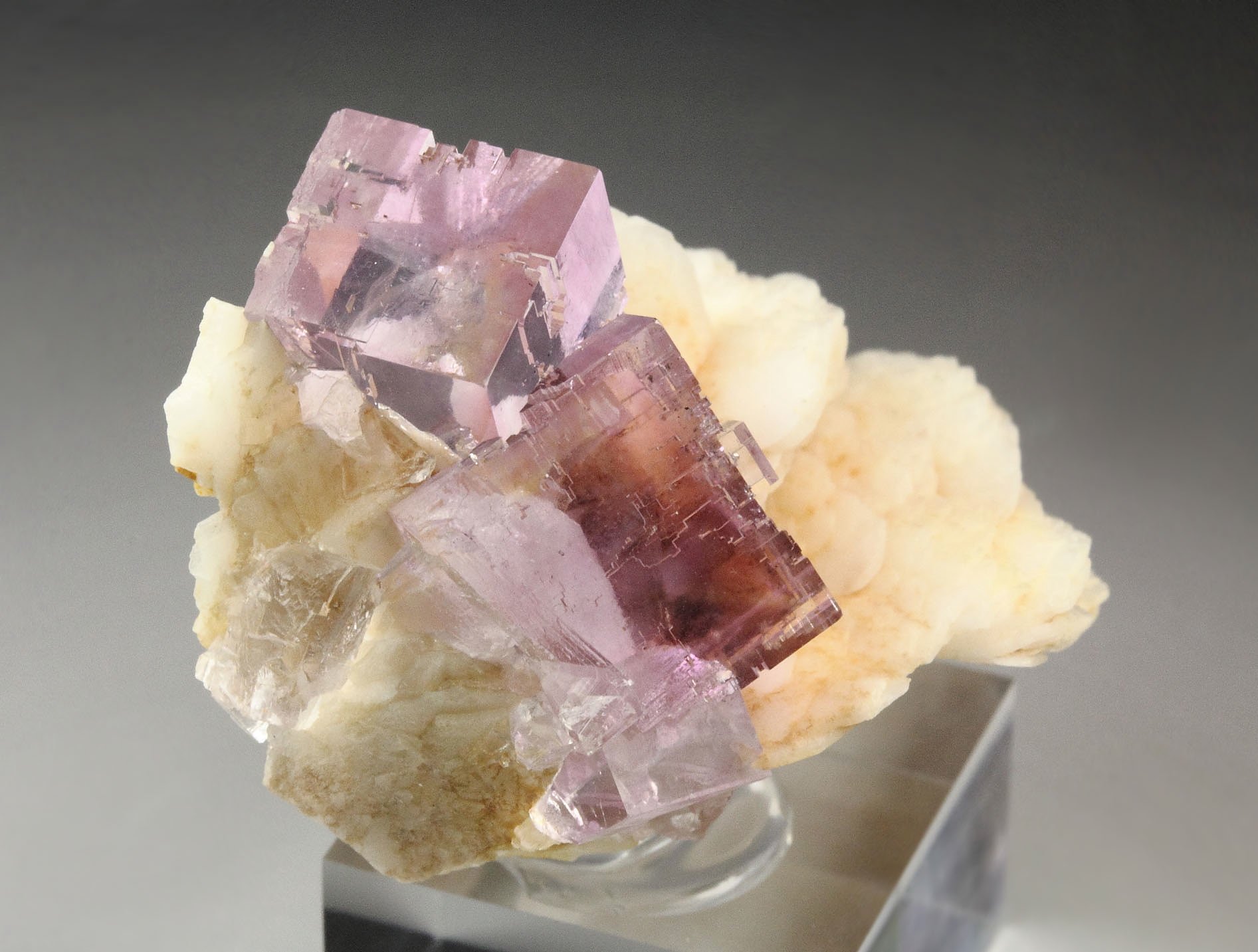 FLUORITE with PHANTOMS, BARYTE