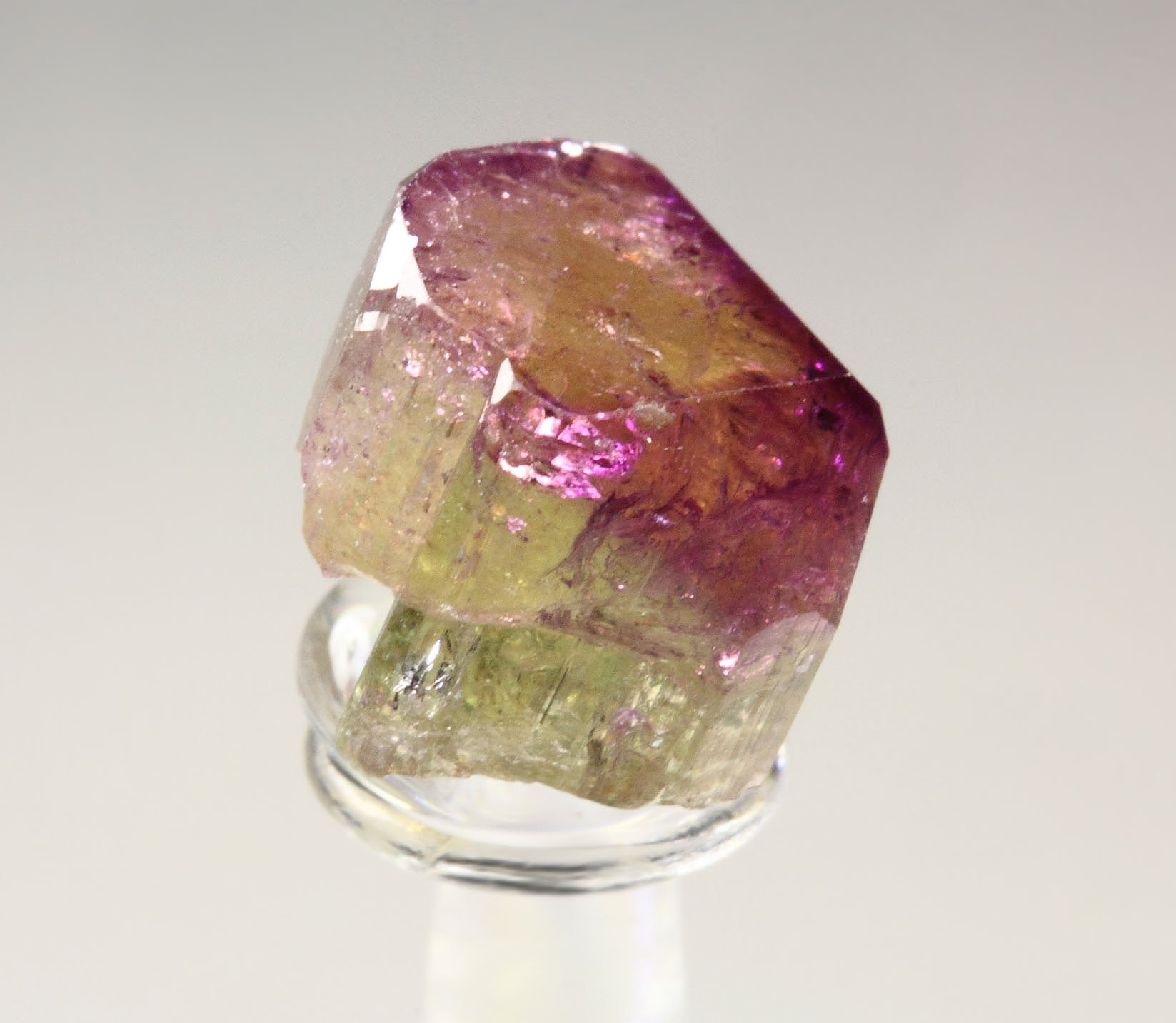 gem VESUVIANITE with RASPBERRY CAP