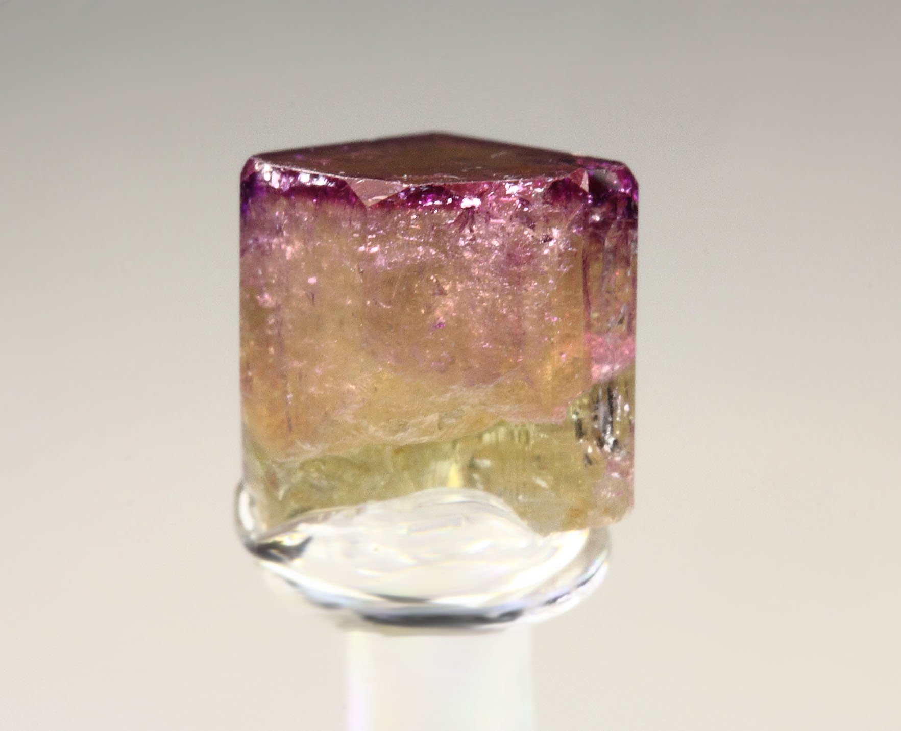 gem VESUVIANITE with RASPBERRY CAP